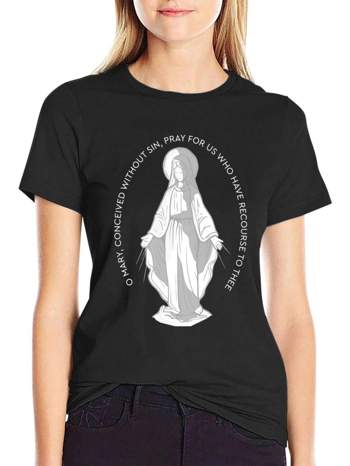 Mary Conceived Without Sin Graphic Tee