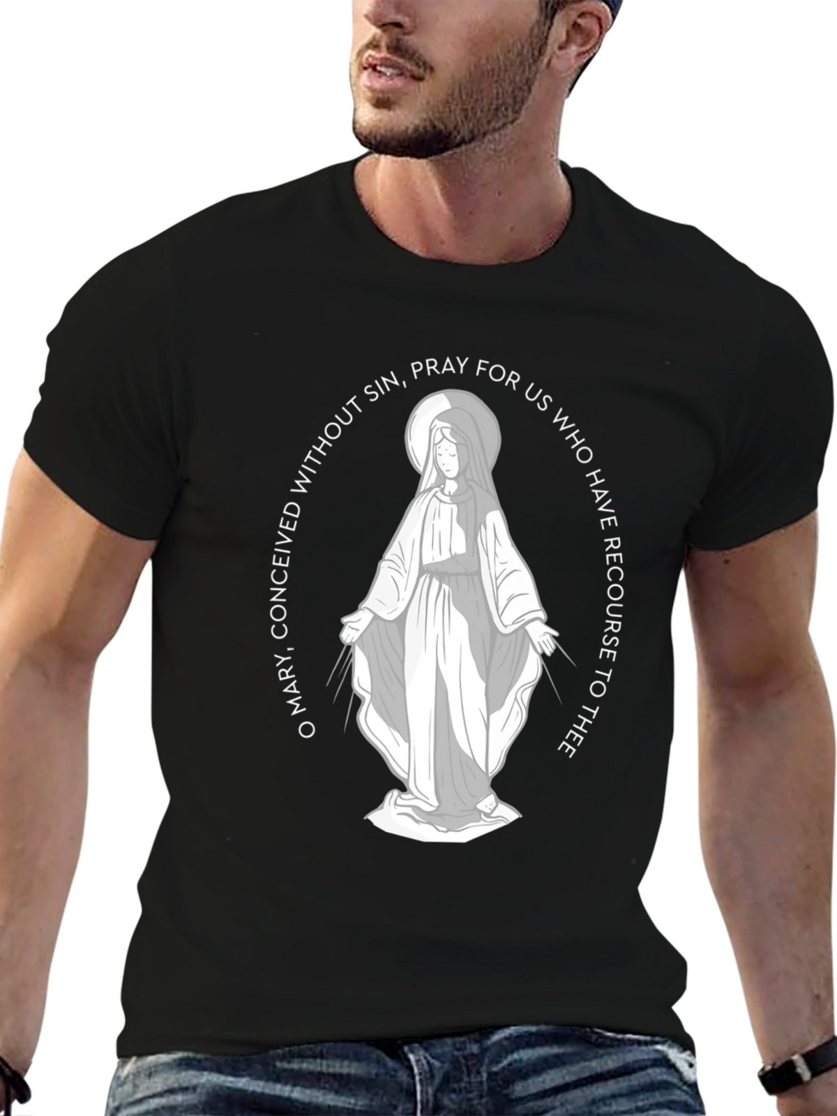 Mary Conceived Without Sin Graphic Tee