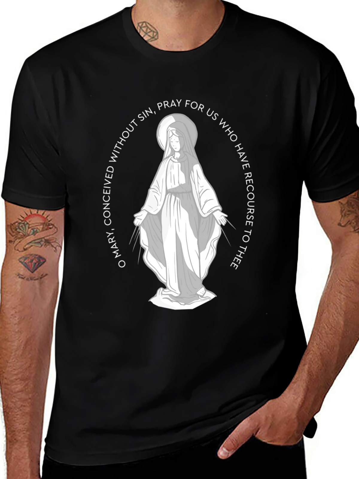 Mary Conceived Without Sin Graphic Tee