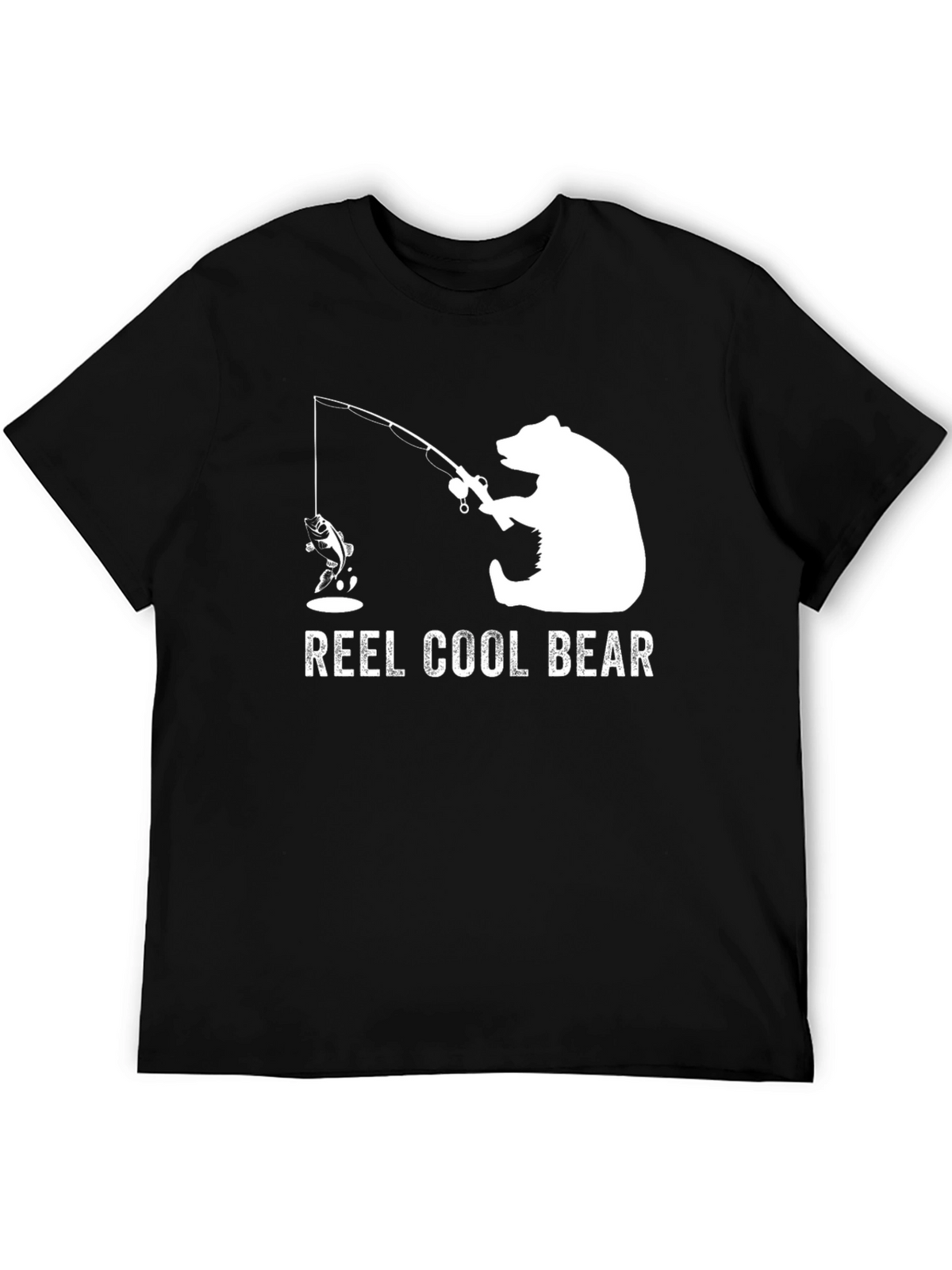 Reel Cool Bear T-Shirt - Fishing Graphic Tee
