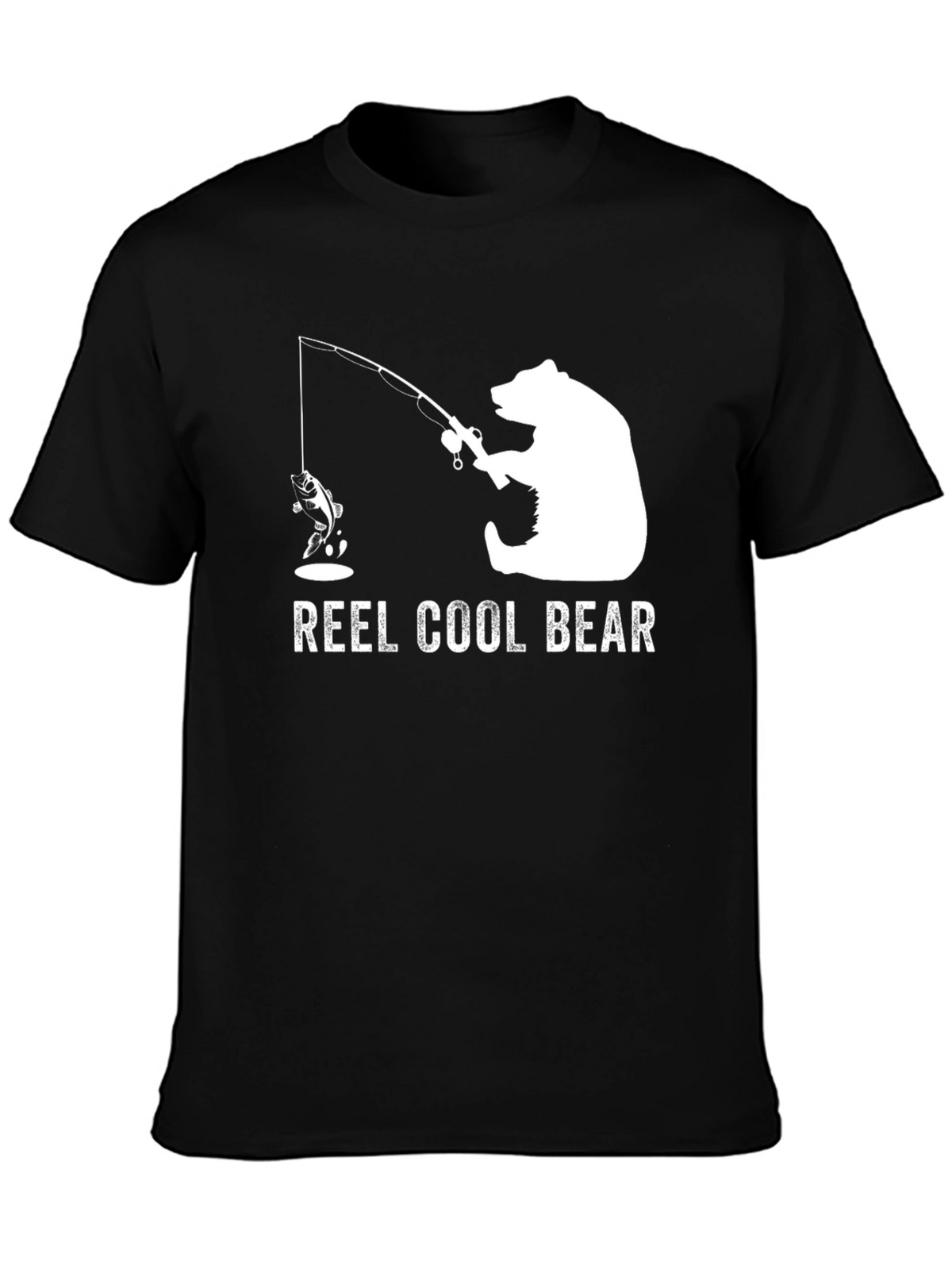 Reel Cool Bear T-Shirt - Fishing Graphic Tee