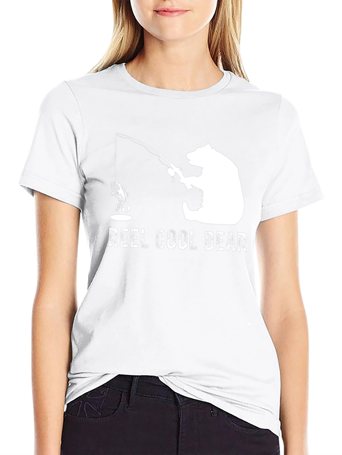 Reel Cool Bear T-Shirt - Fishing Graphic Tee