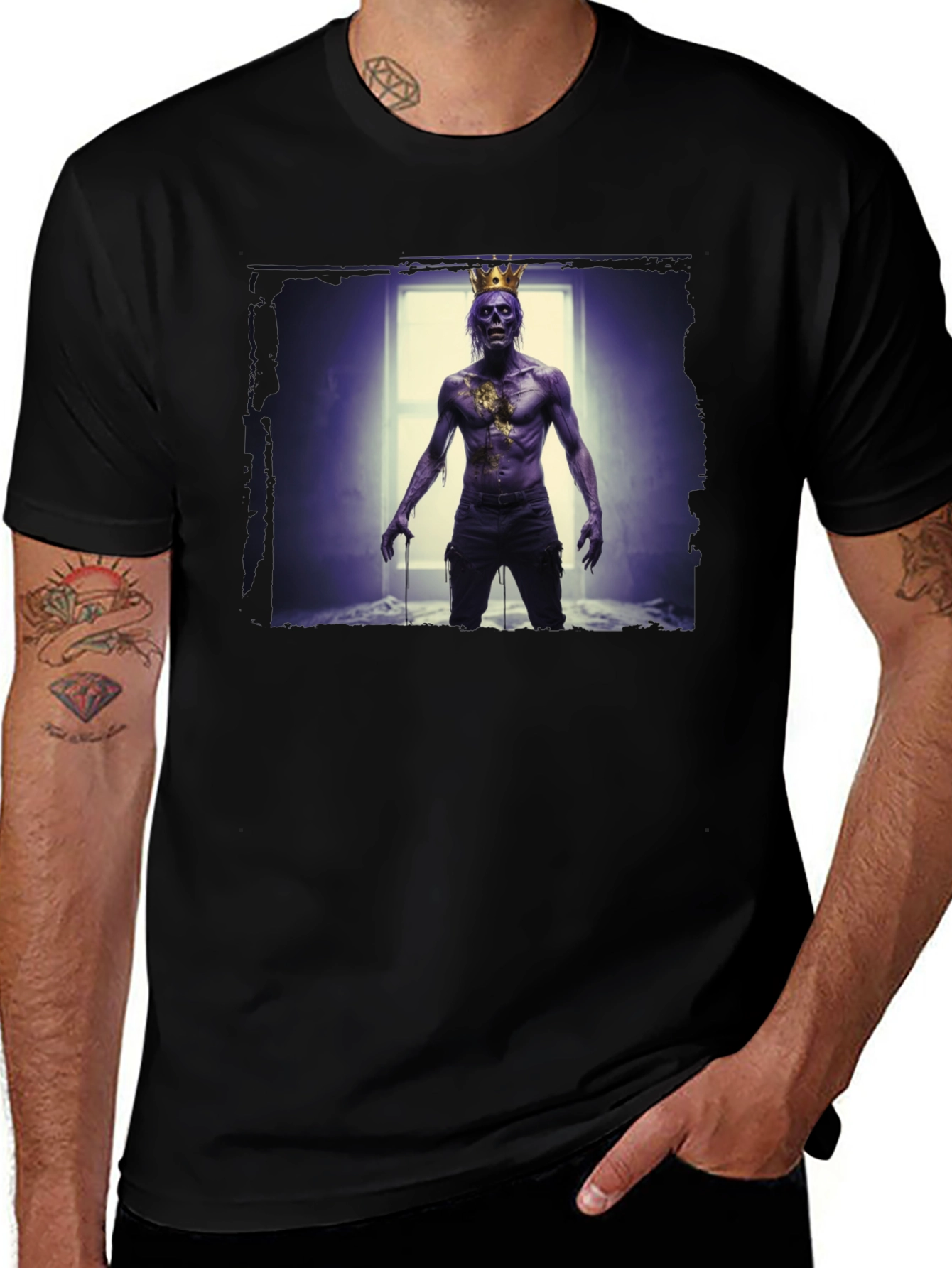 Zombie King T-Shirt - Undead Royalty
