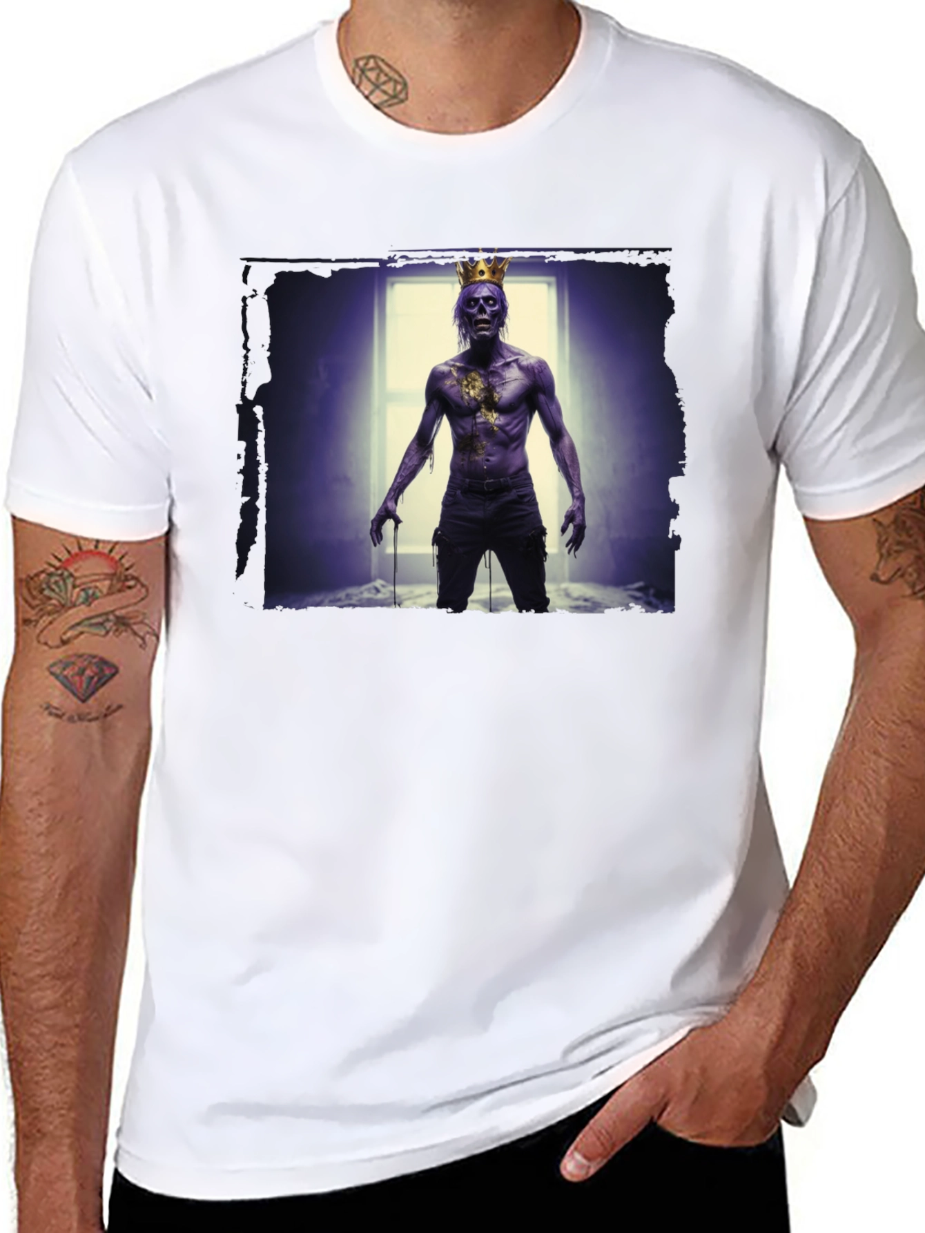 Zombie King T-Shirt - Undead Royalty