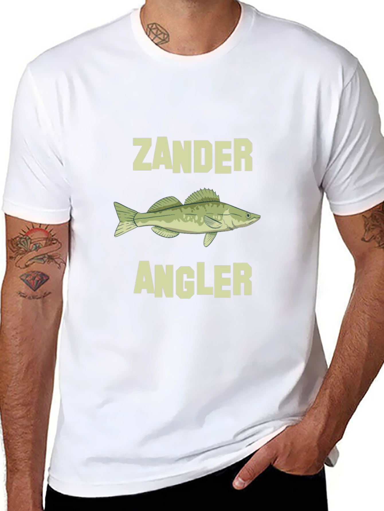 Zander Angler Graphic T-Shirt - Fishing Apparel