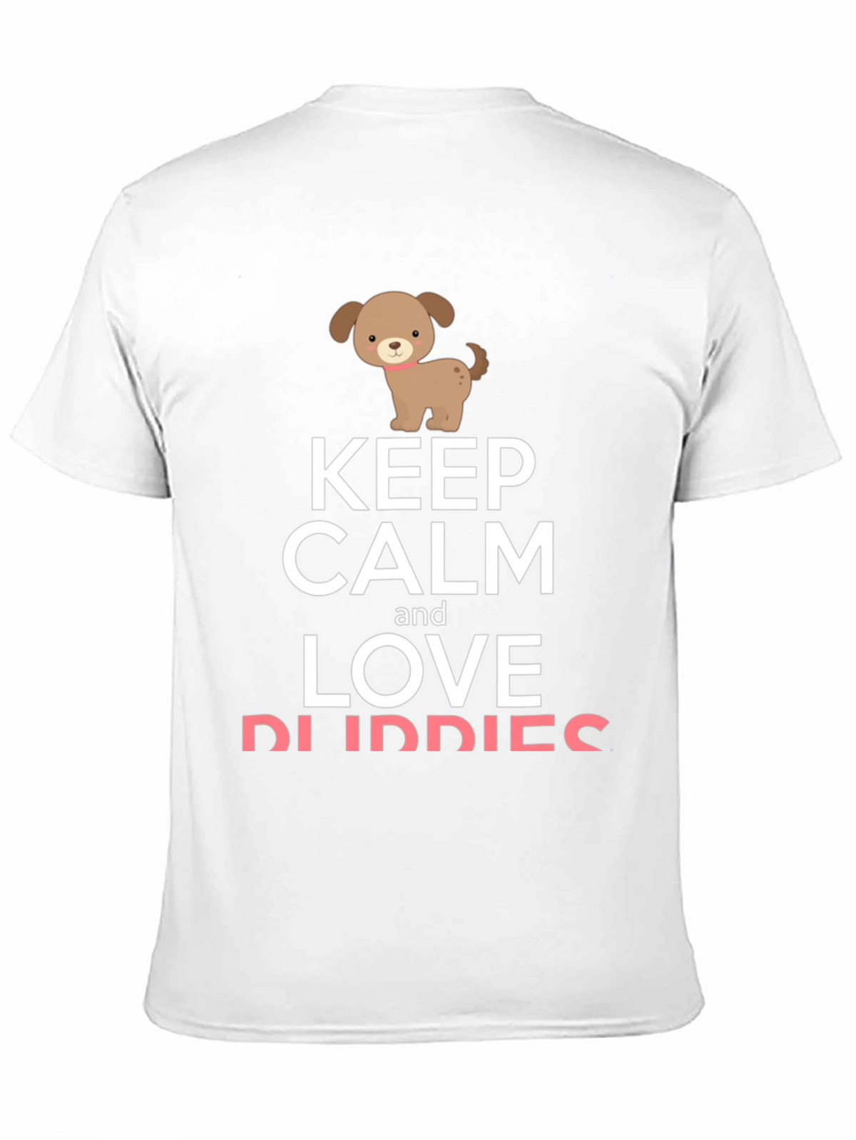 Keep Calm and Love Puppies Graphic Tee