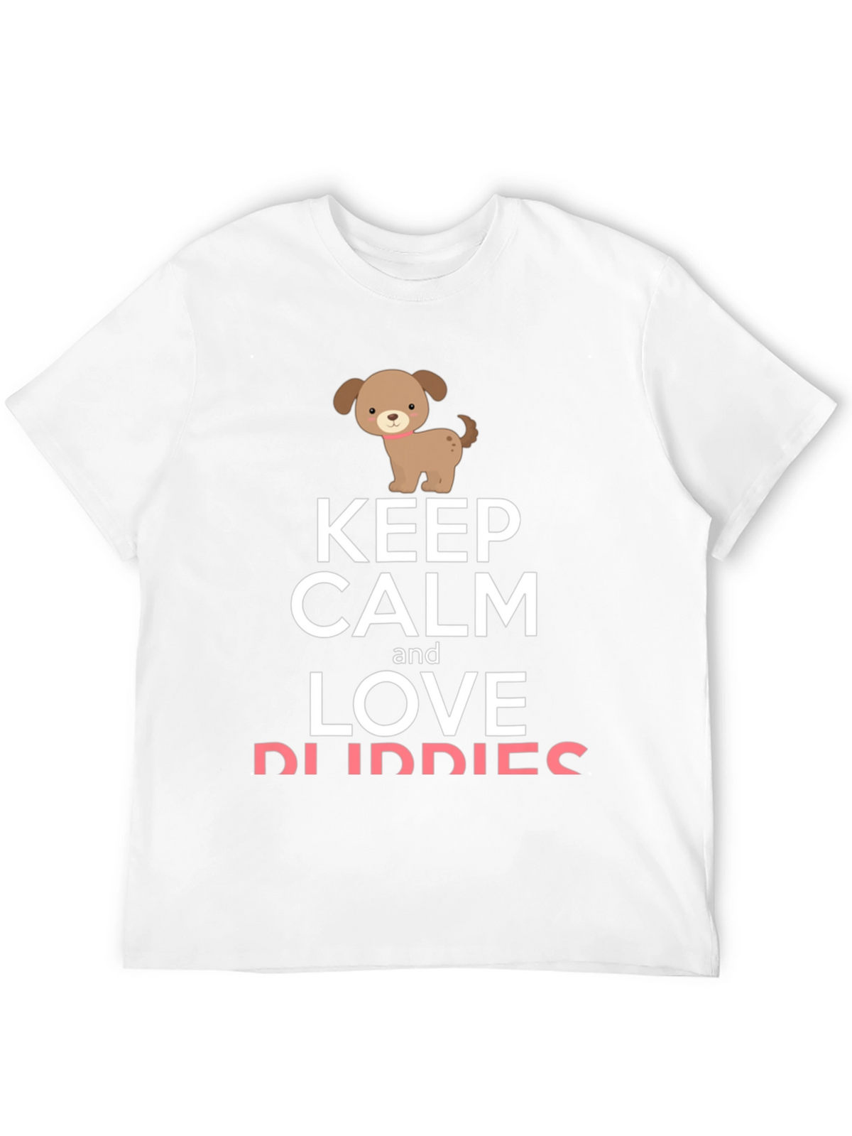 Keep Calm and Love Puppies Graphic Tee