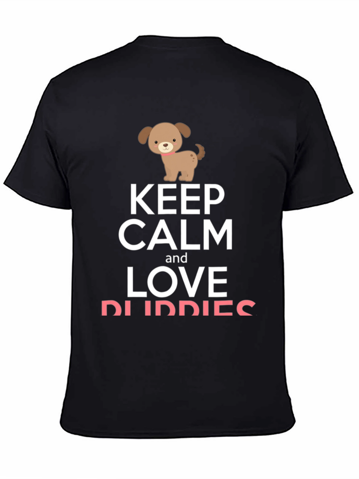 Keep Calm and Love Puppies Graphic Tee