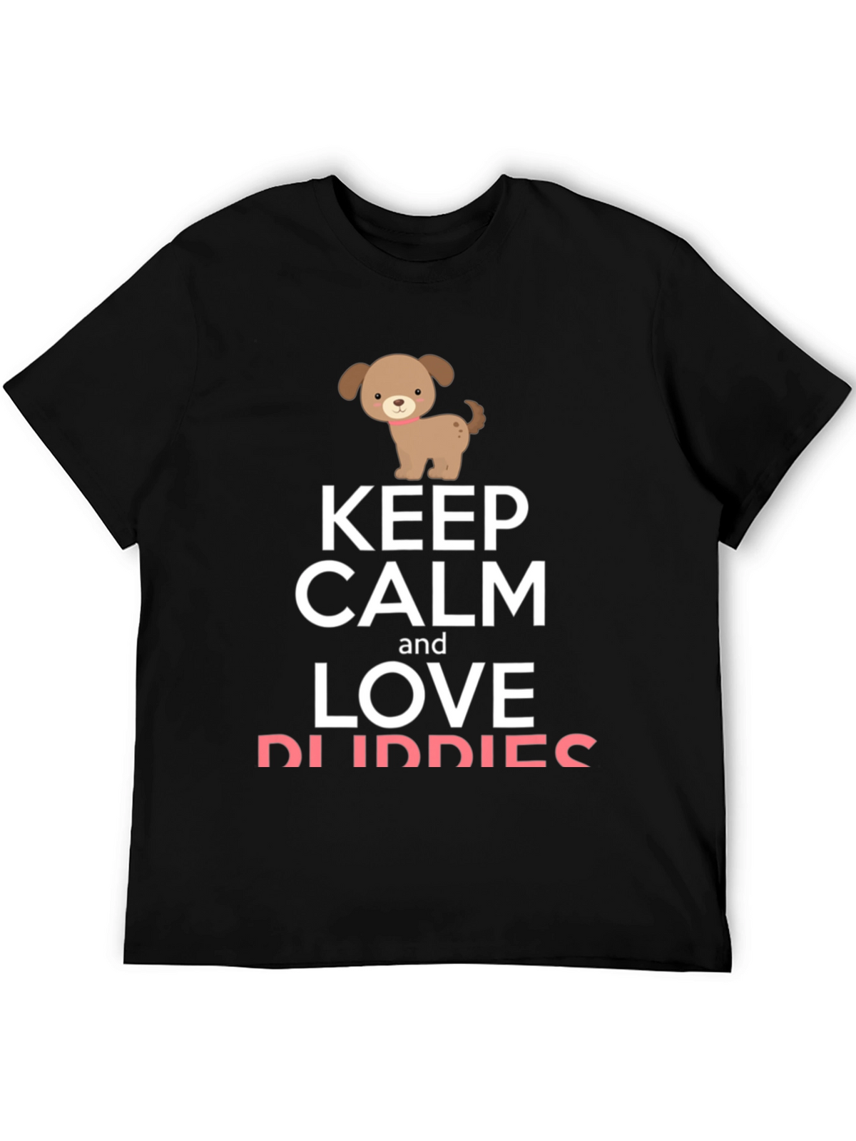 Keep Calm and Love Puppies Graphic Tee