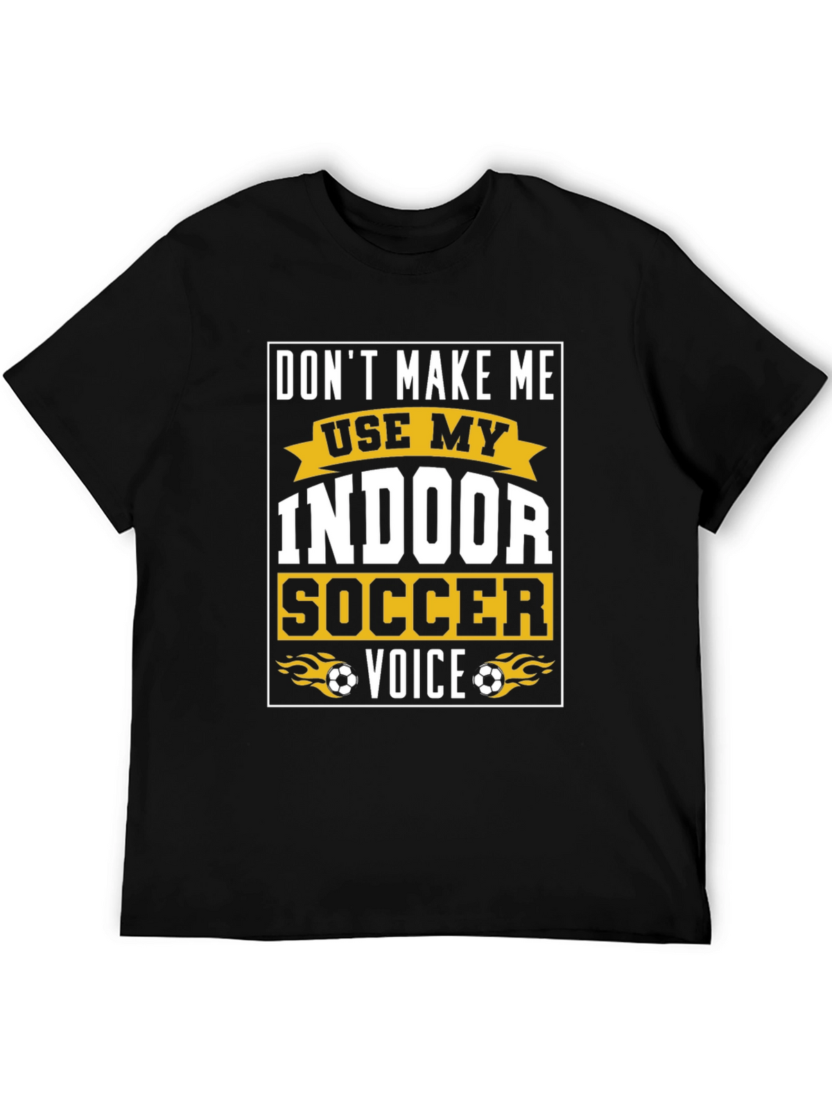 Indoor Soccer Voice Graphic T-Shirt
