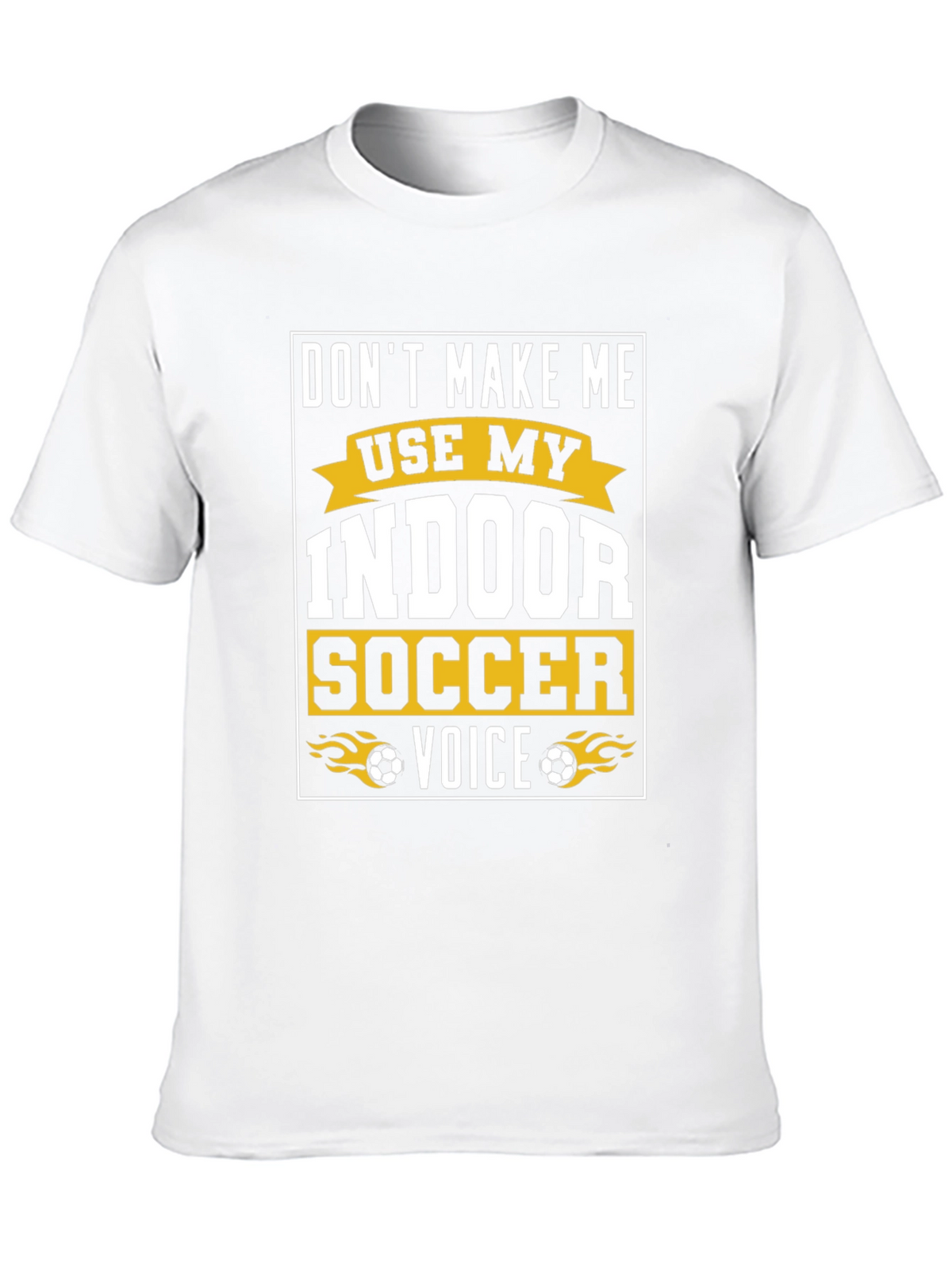 Indoor Soccer Voice Graphic T-Shirt