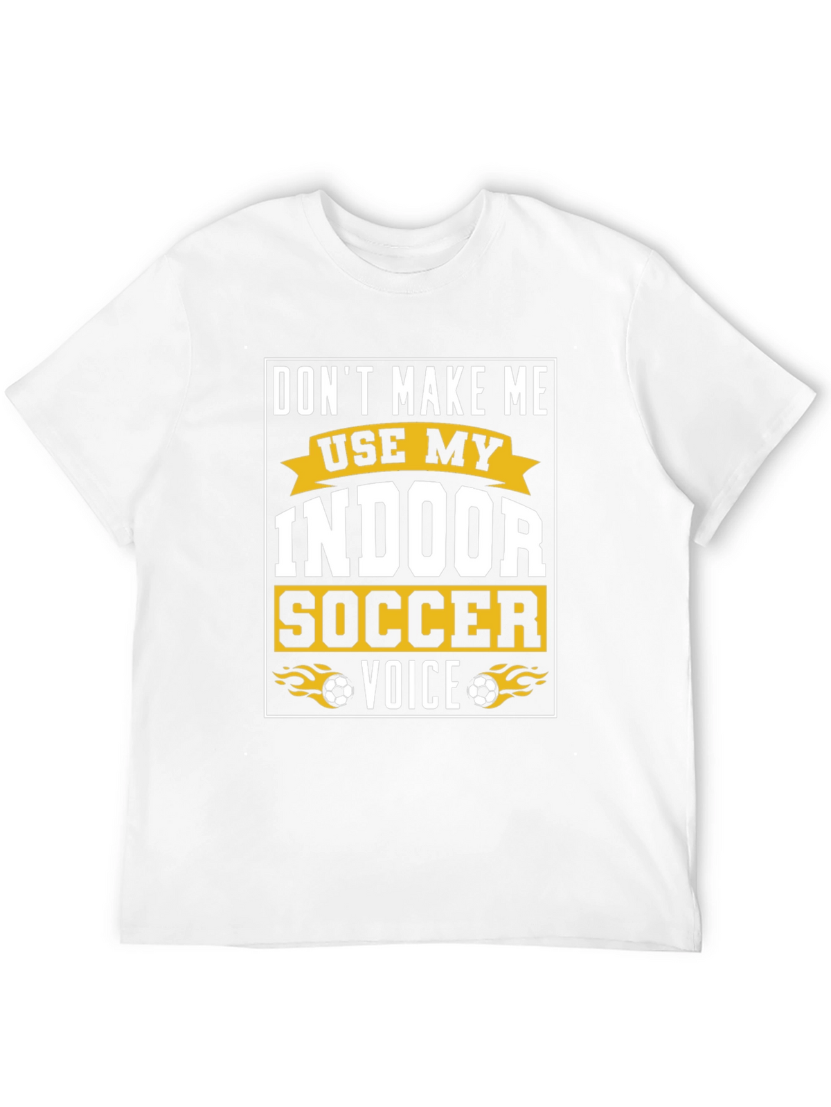 Indoor Soccer Voice Graphic T-Shirt