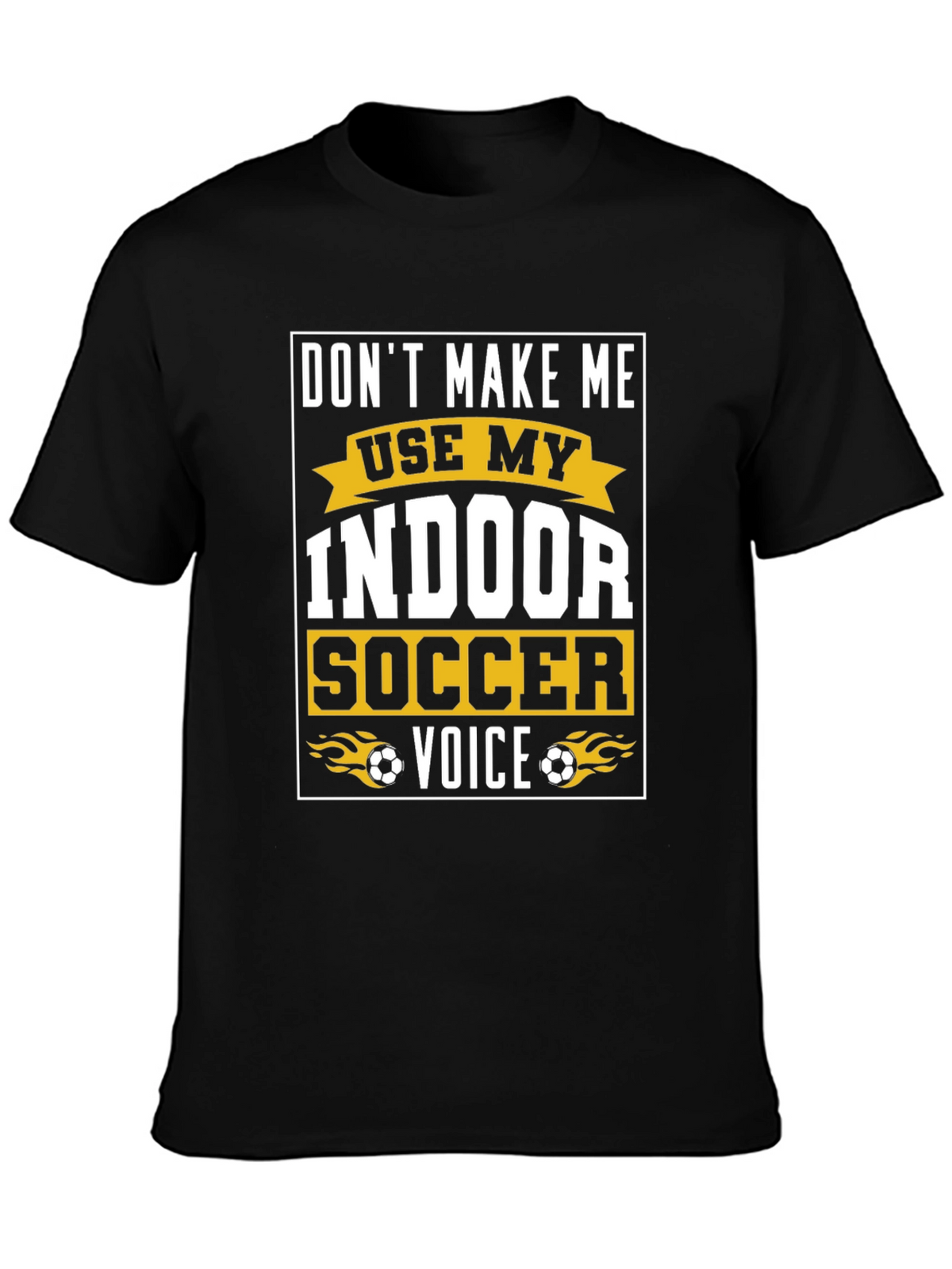 Indoor Soccer Voice Graphic T-Shirt