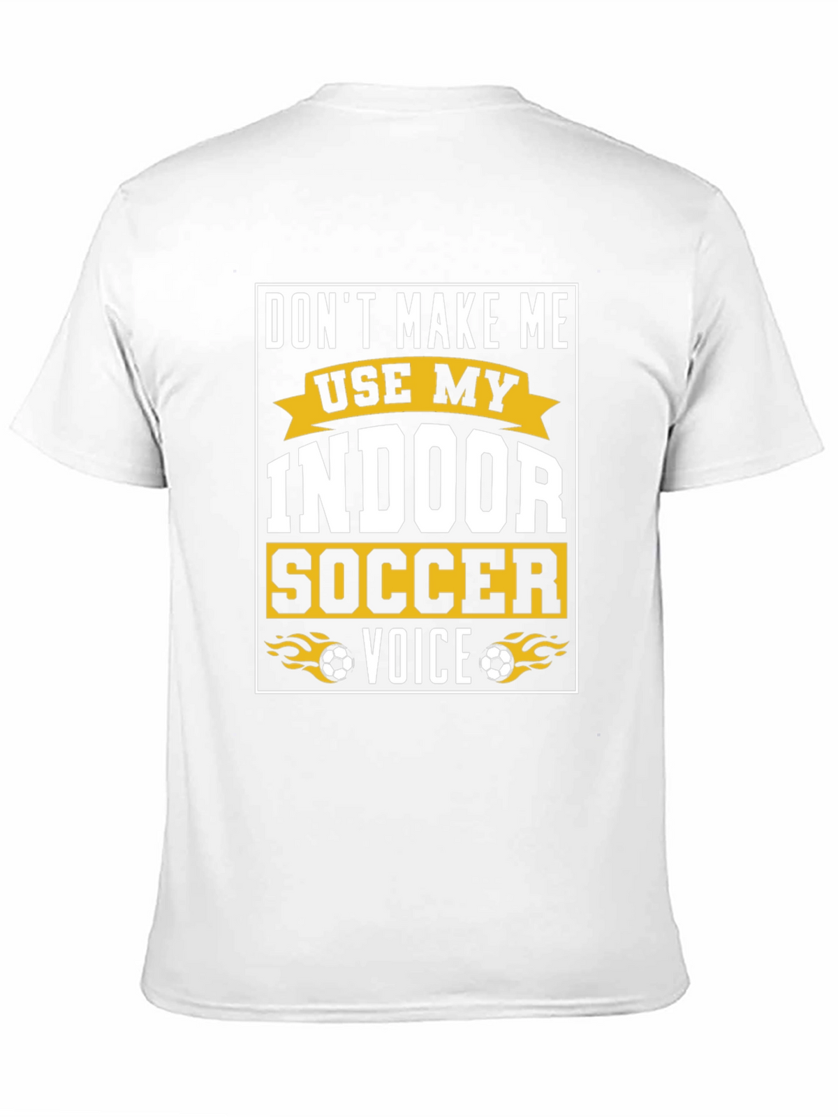 Indoor Soccer Voice Graphic T-Shirt