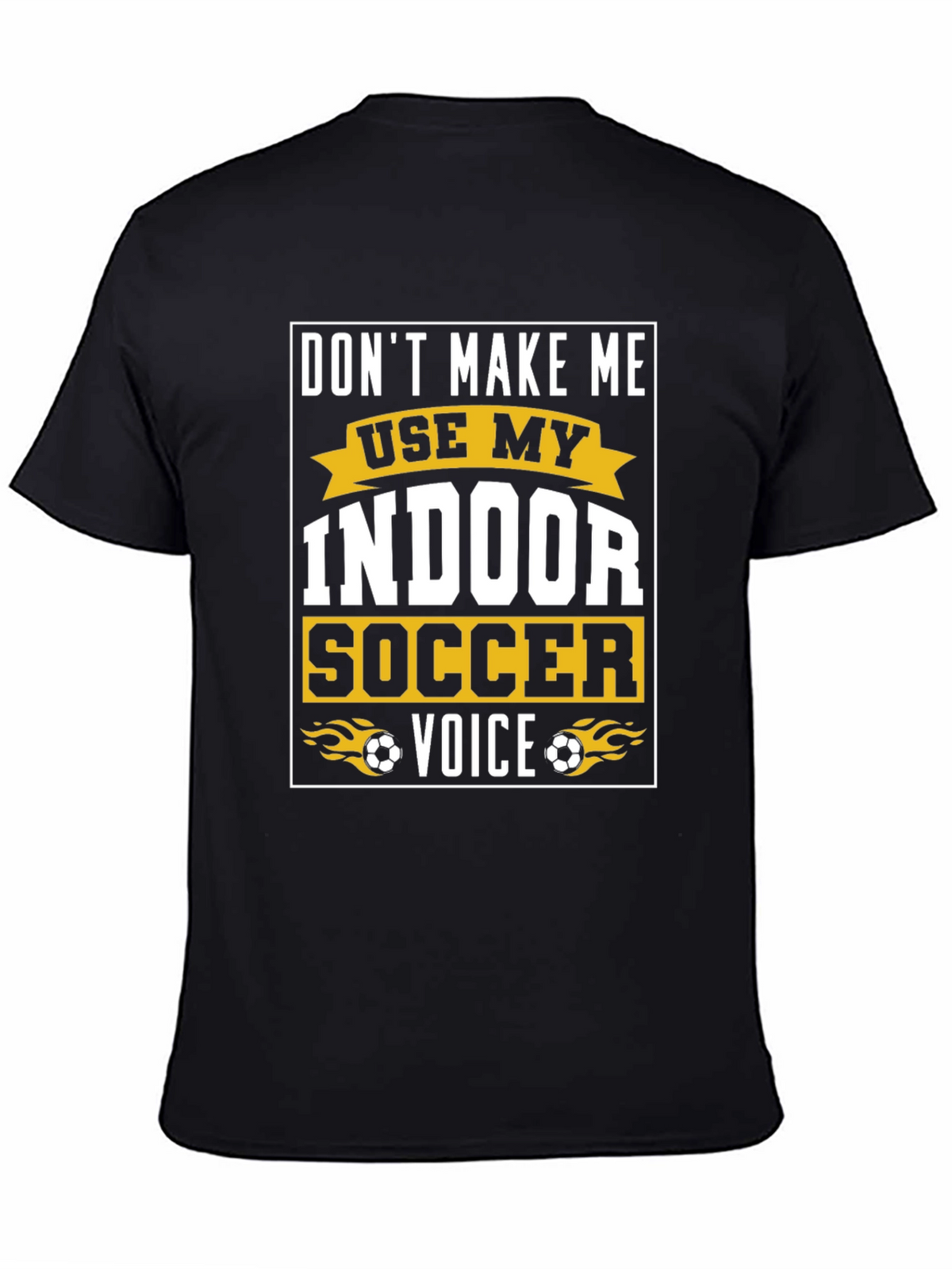 Indoor Soccer Voice Graphic T-Shirt
