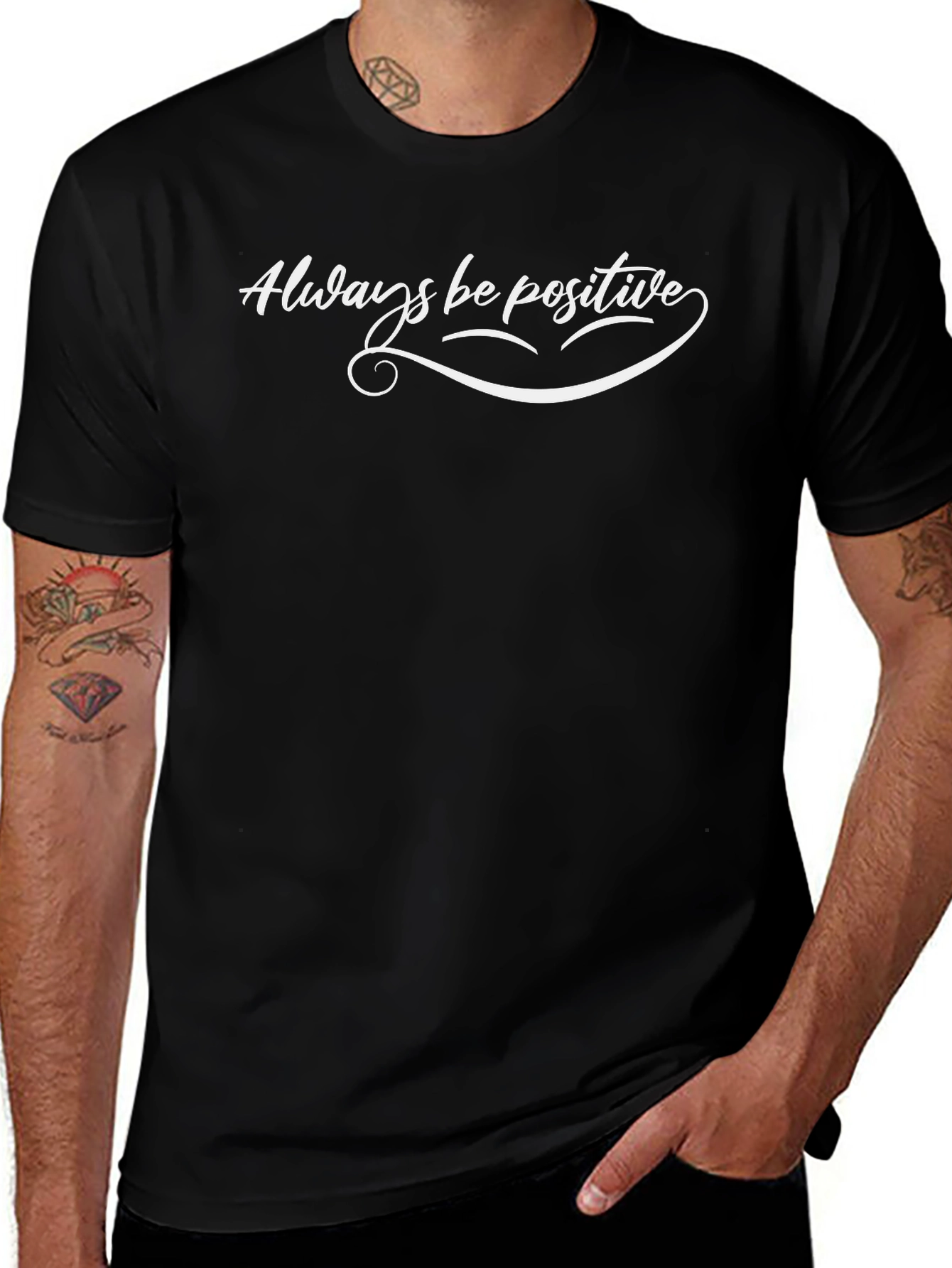 Always Be Positive Graphic Tee