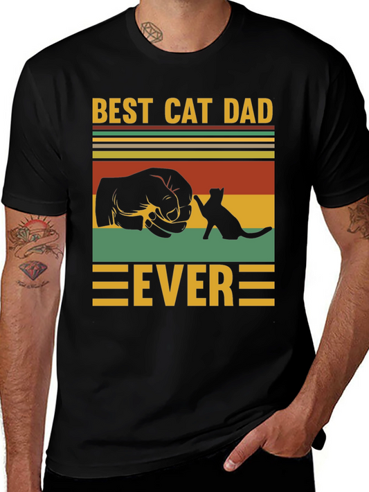 Best Cat Dad Ever T-Shirt