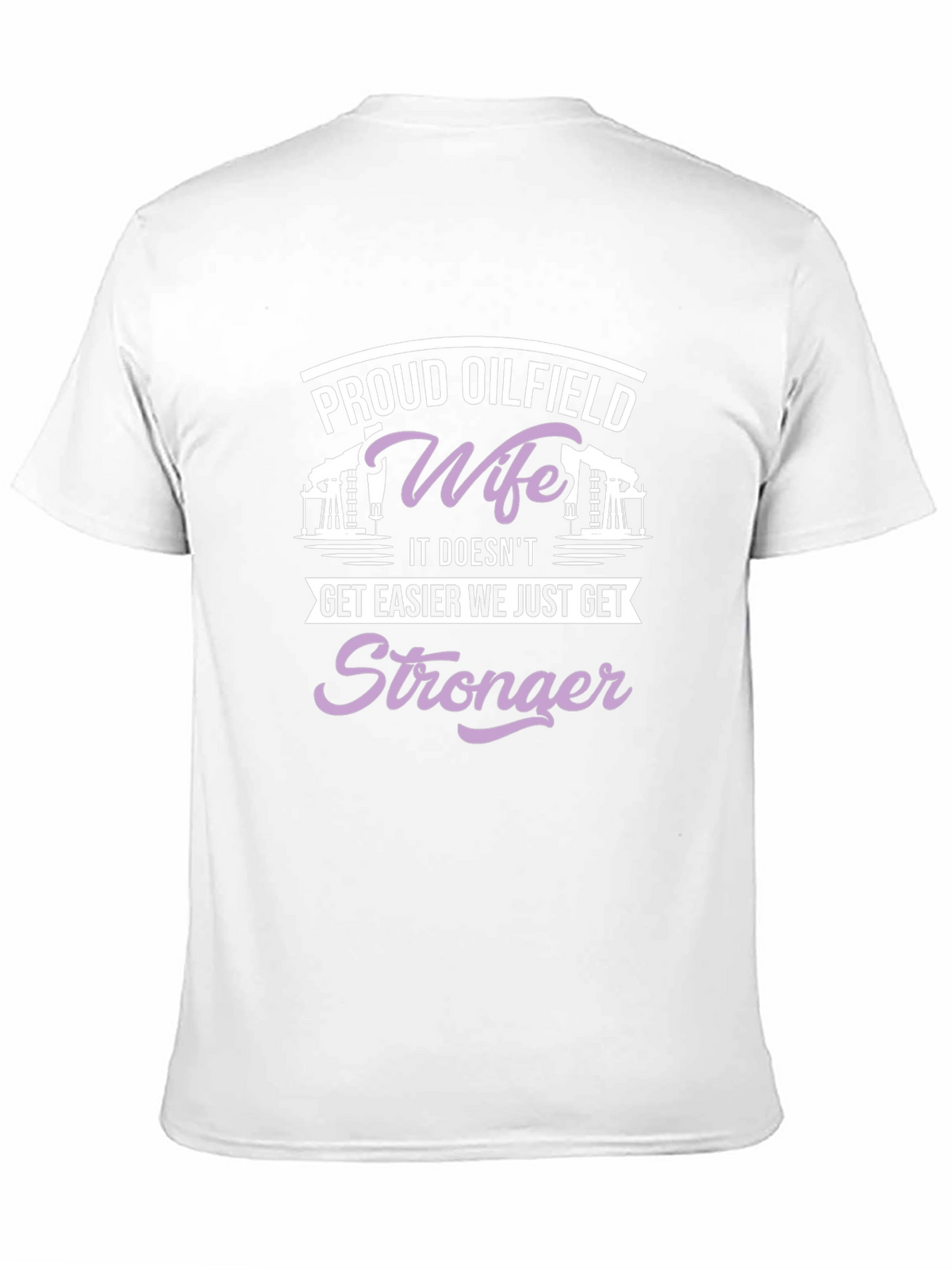 Proud Oilfield Wife Black T-Shirt