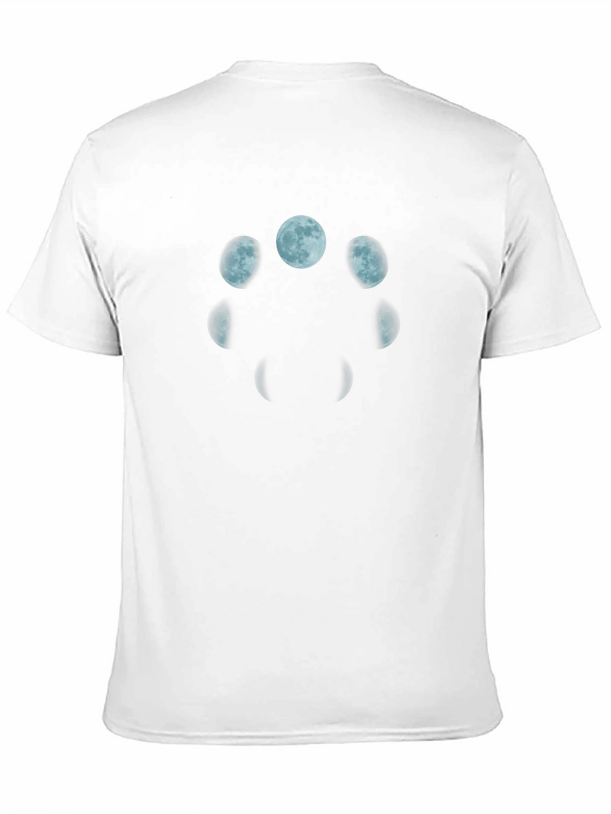 Lunar Phases Black T-Shirt