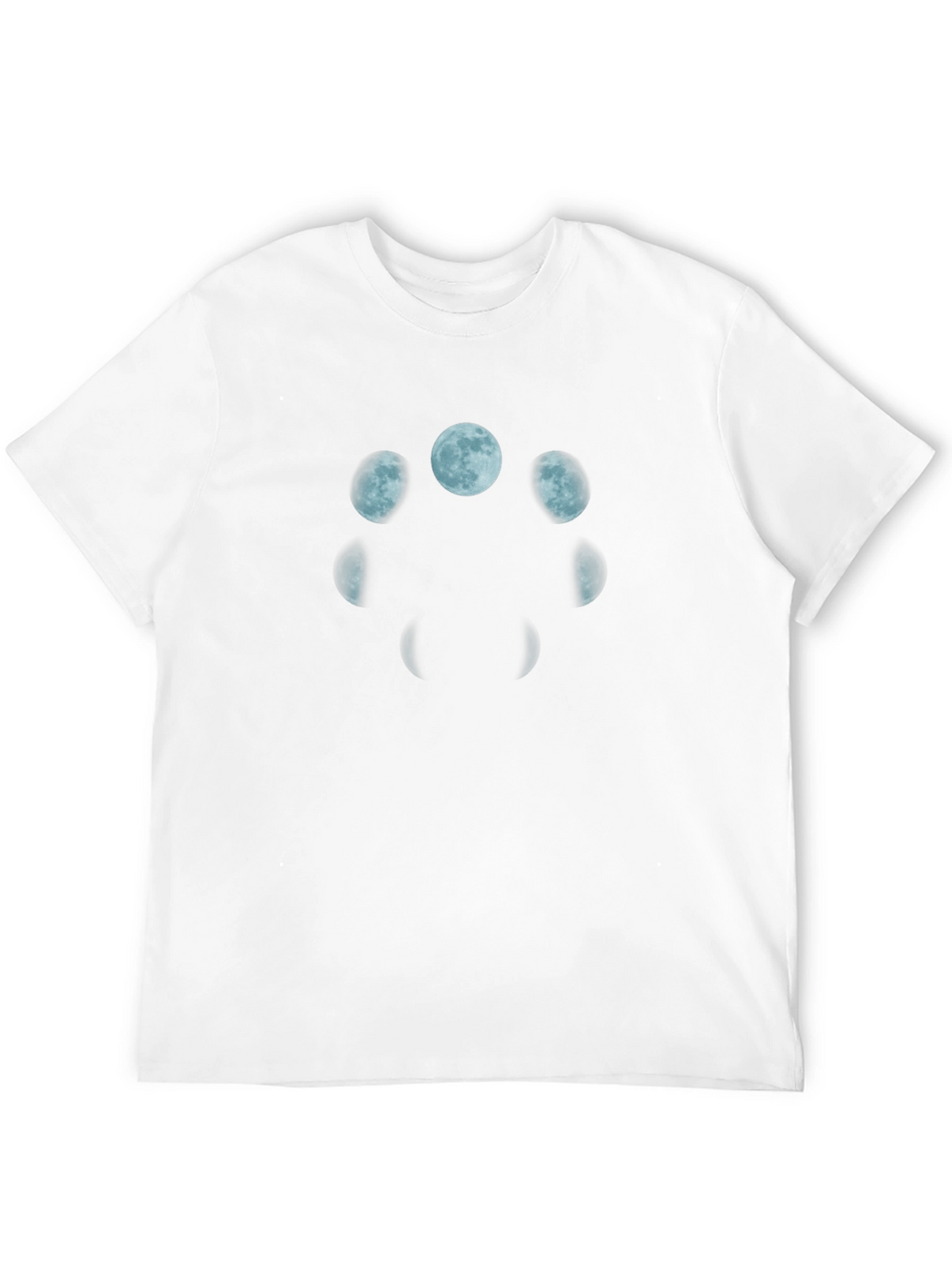 Lunar Phases Black T-Shirt