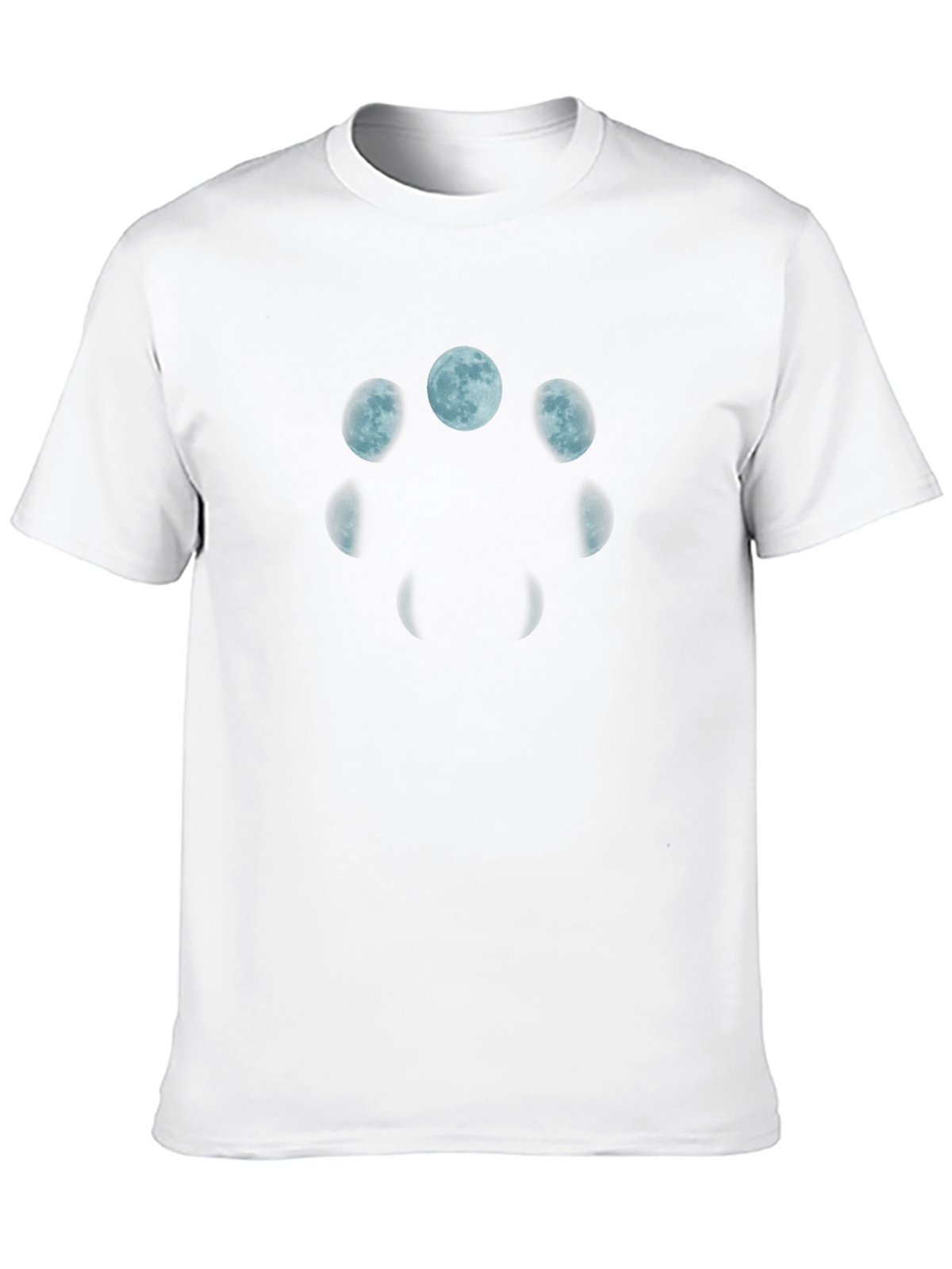 Lunar Phases Black T-Shirt