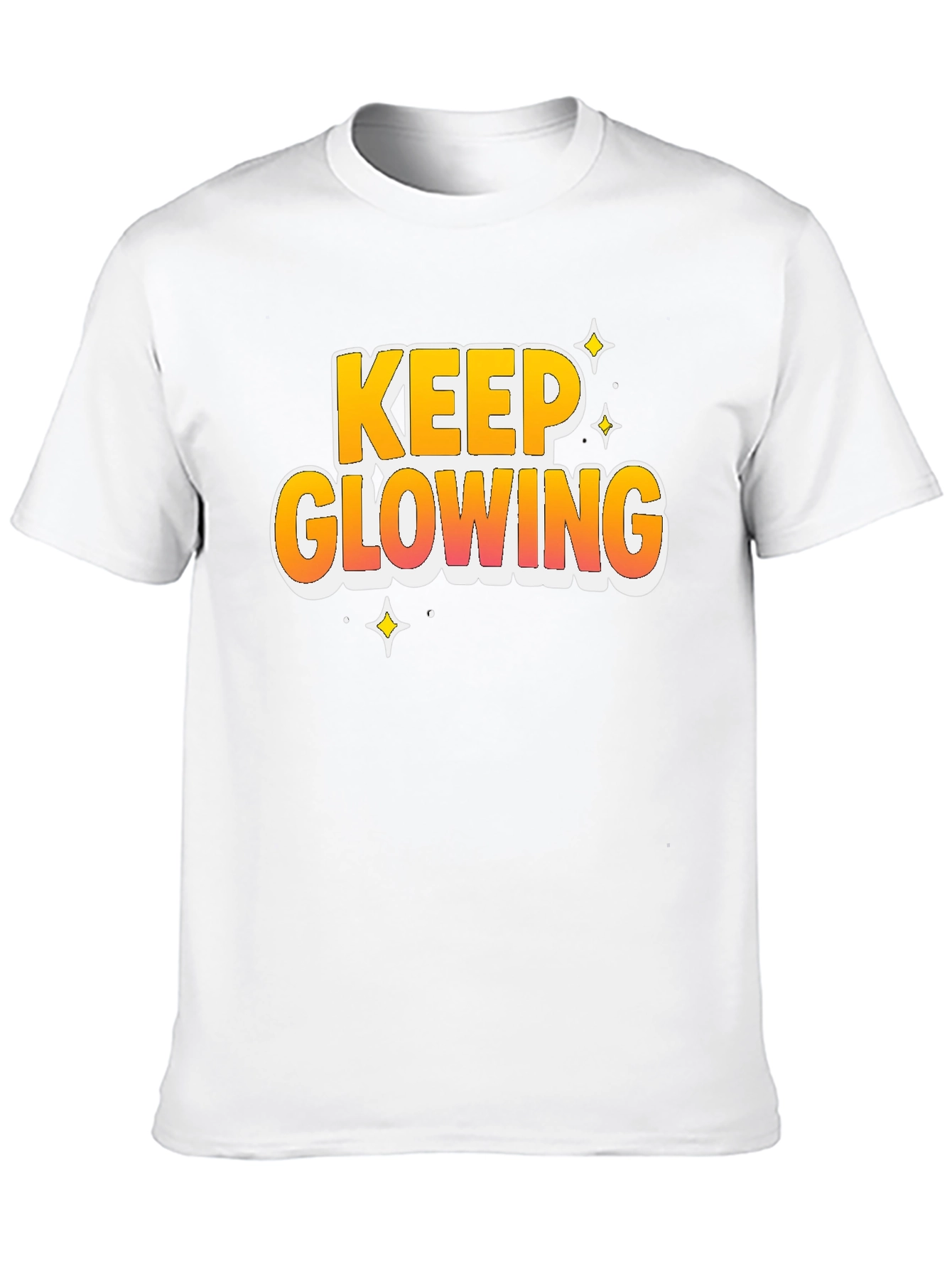 Keep Glowing Graphic T-Shirt - Stylish Trendy Tee