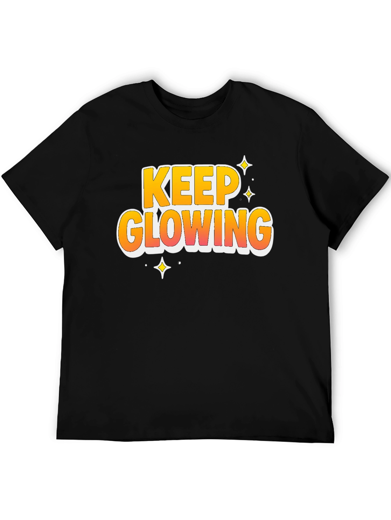 Keep Glowing Graphic T-Shirt - Stylish Trendy Tee