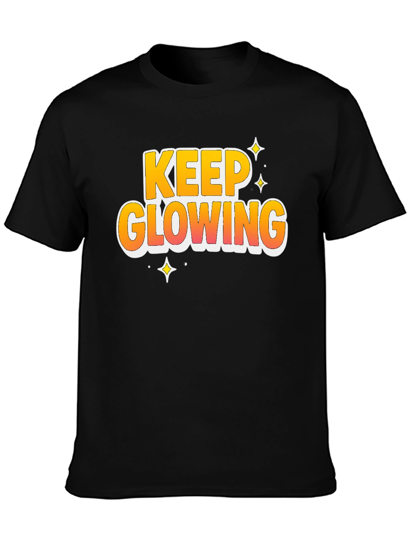 Keep Glowing Graphic T-Shirt - Stylish Trendy Tee