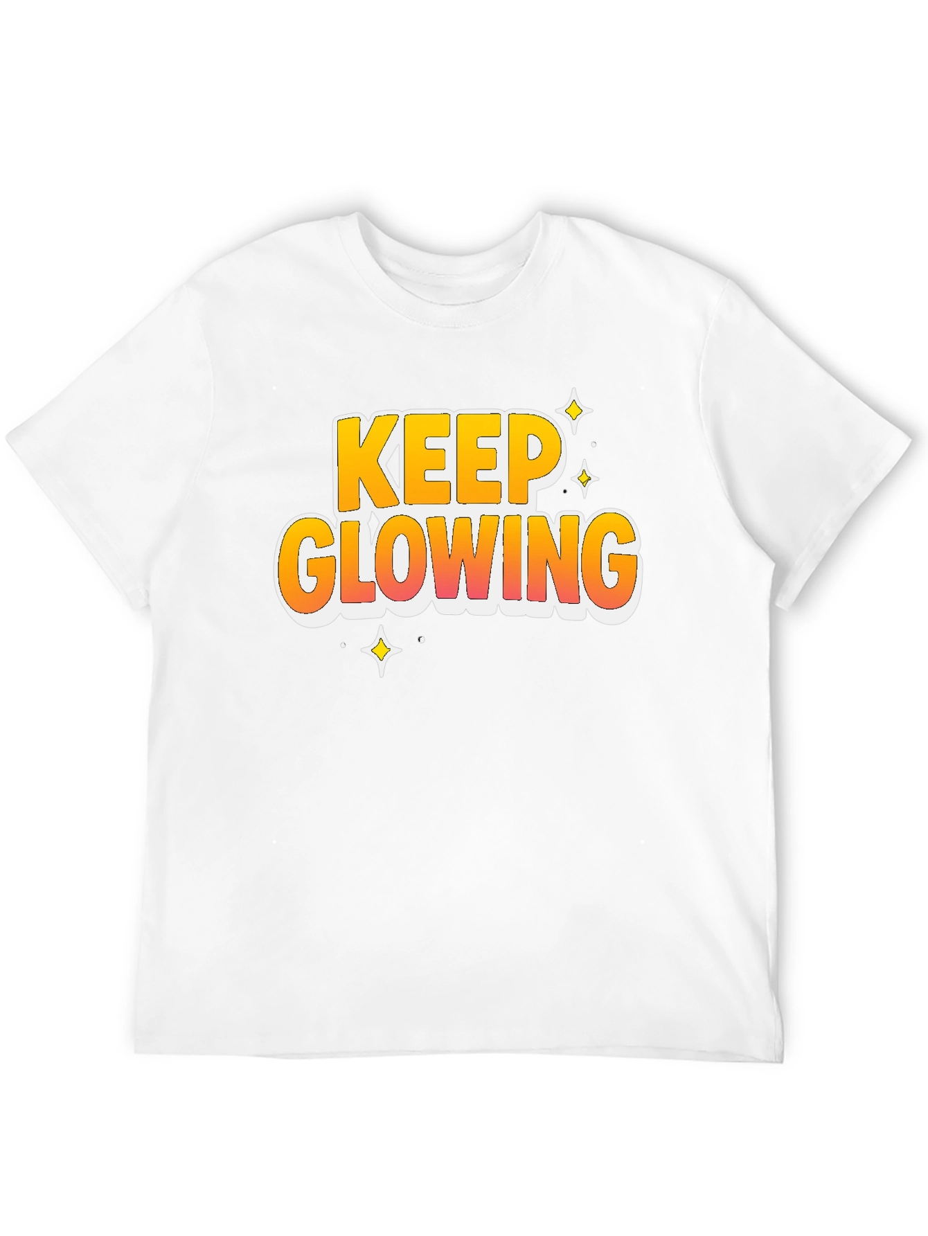 Keep Glowing Graphic T-Shirt - Stylish Trendy Tee