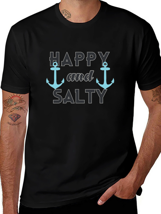 Happy & Salty Anchor T-Shirt