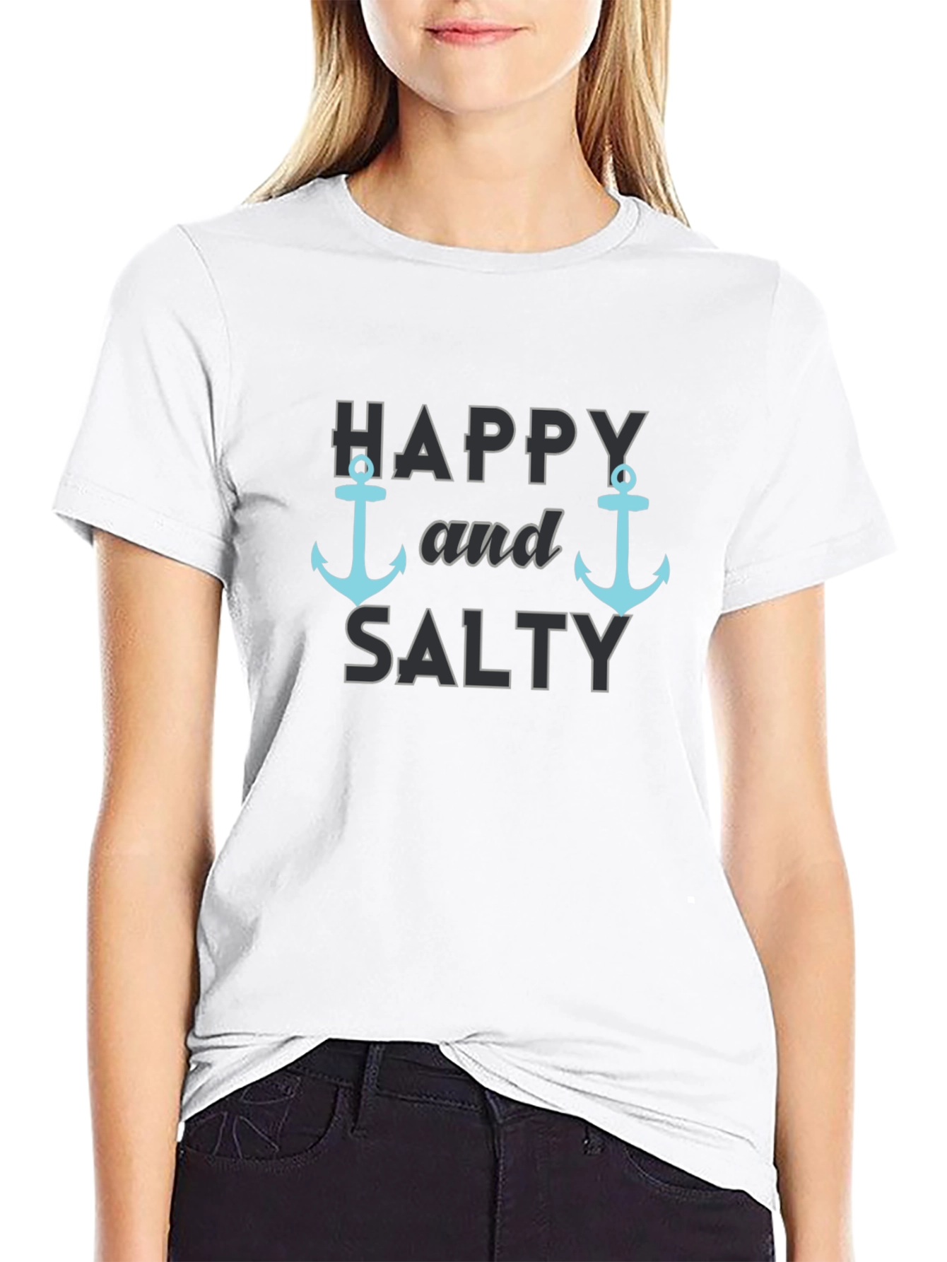 Happy & Salty Anchor T-Shirt