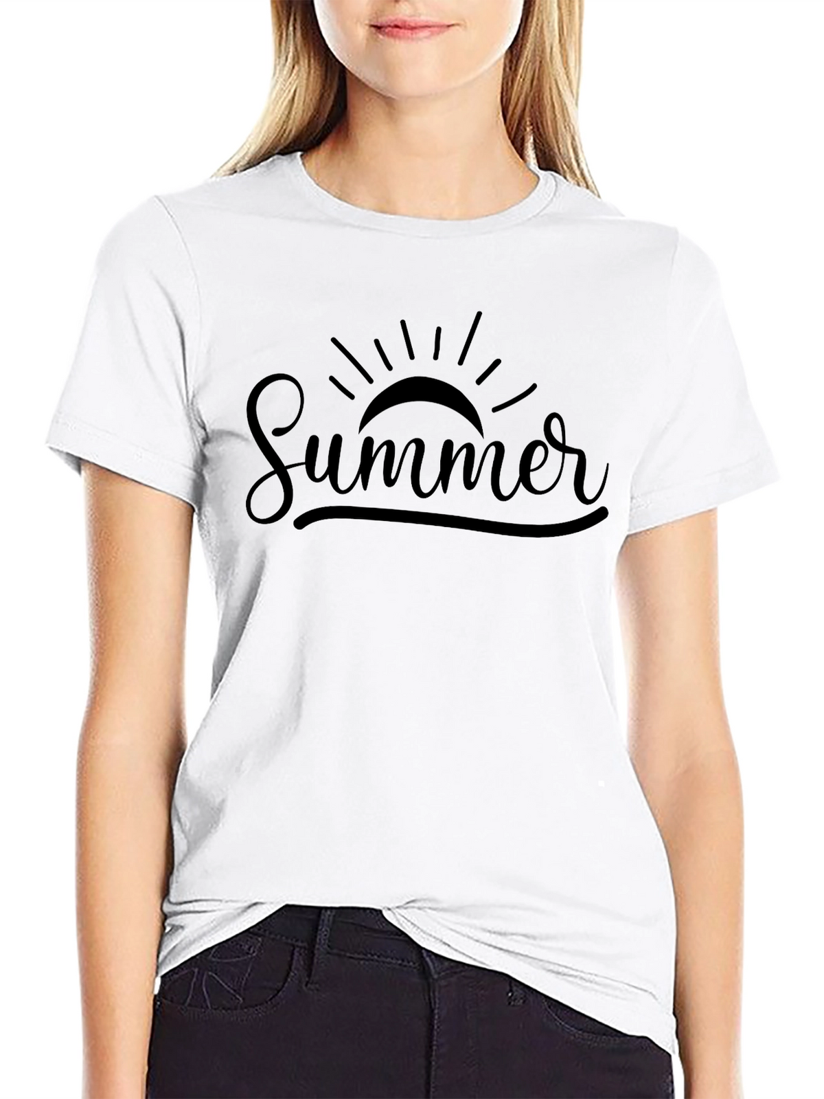 Summer Sun Graphic Tee - Casual Comfort