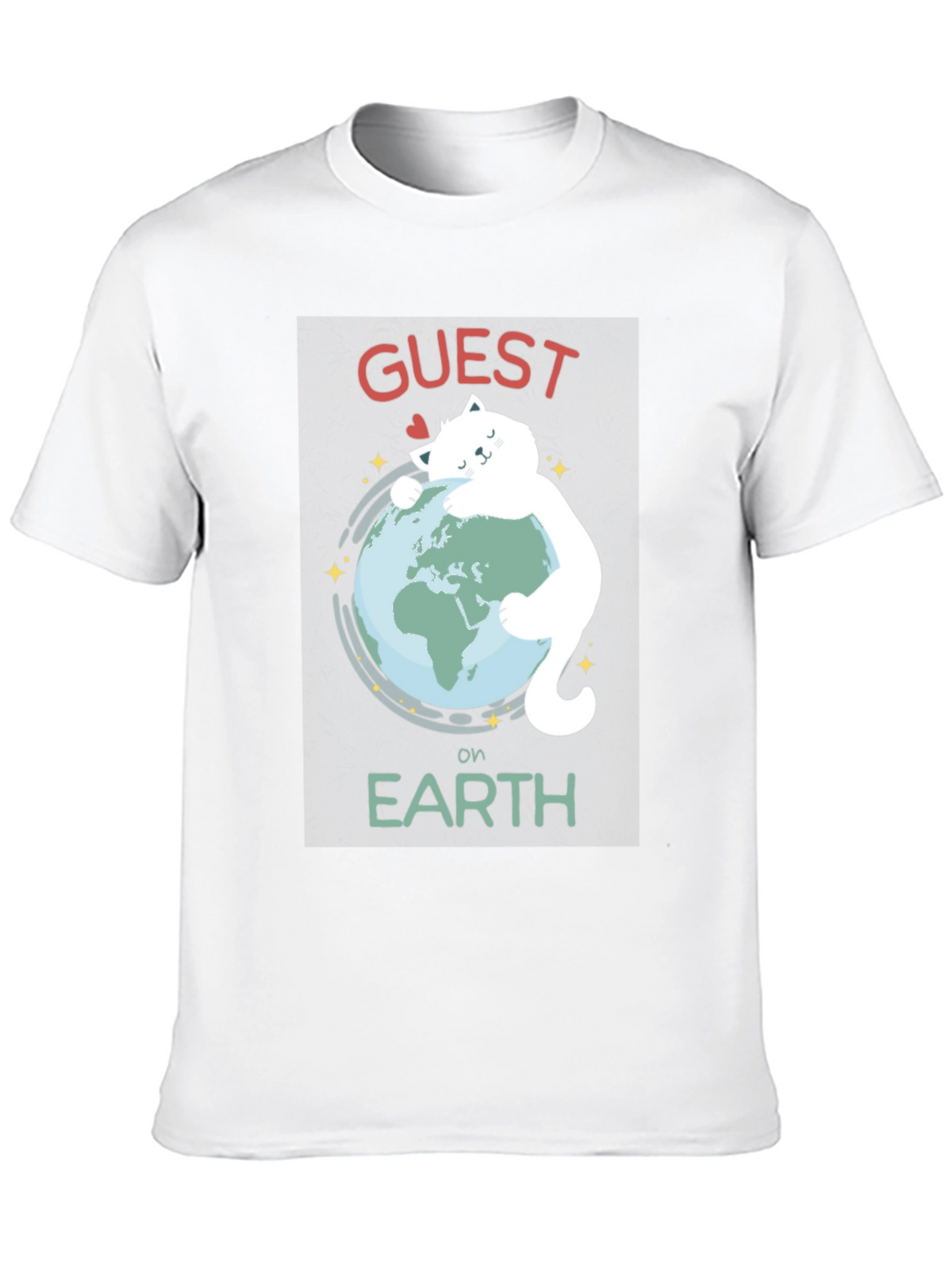 Guest on Earth Graphic Tee - Embrace Sustainability