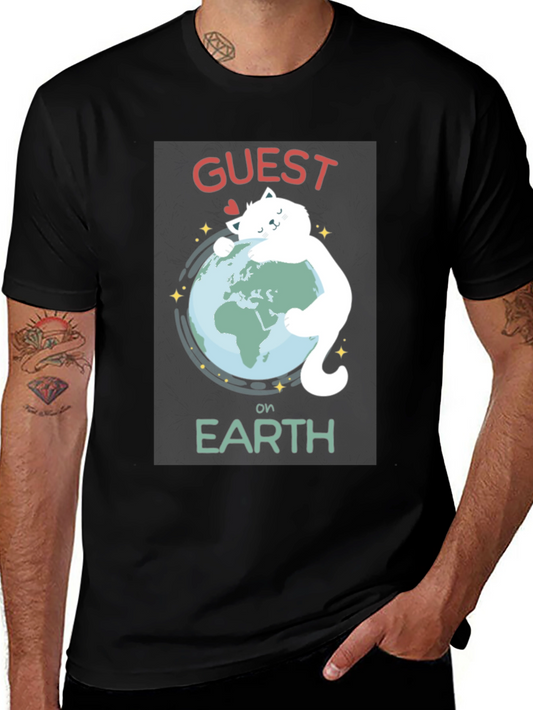 Guest on Earth Graphic Tee - Embrace Sustainability