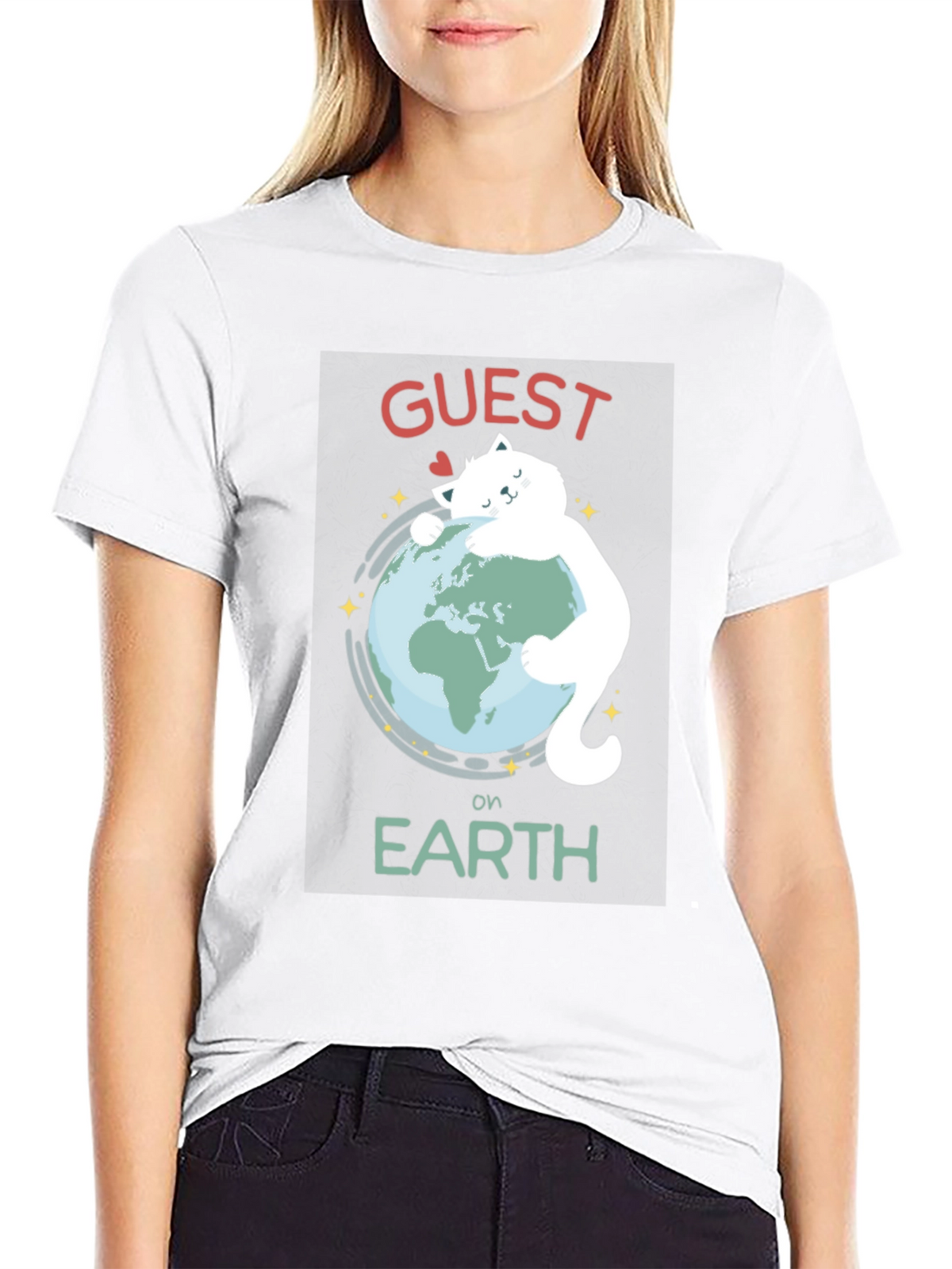 Guest on Earth Graphic Tee - Embrace Sustainability