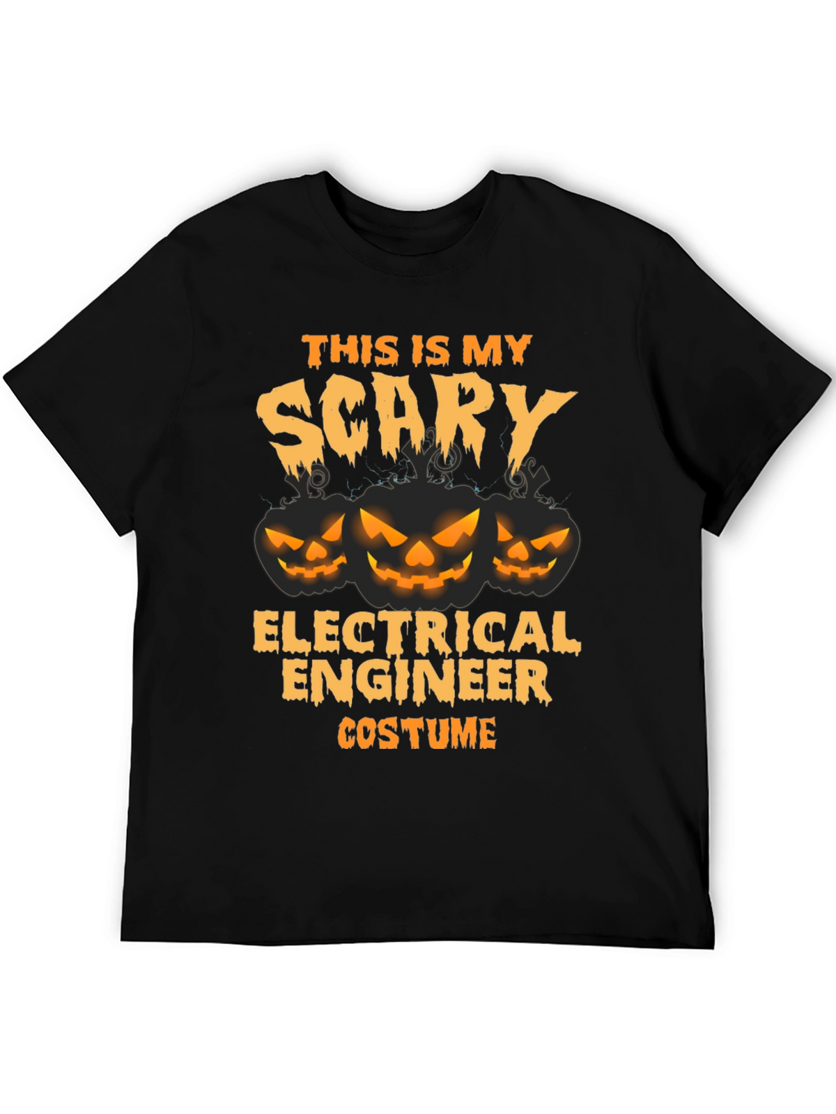 Scary Electrical Engineer Costume Halloween T-Shirt