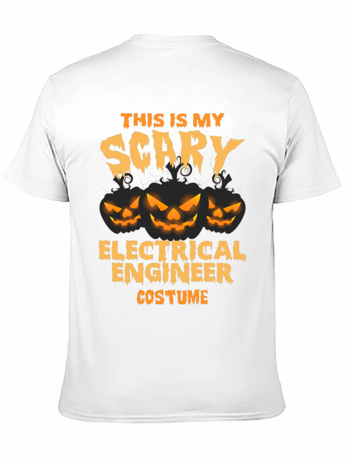 Scary Electrical Engineer Costume Halloween T-Shirt