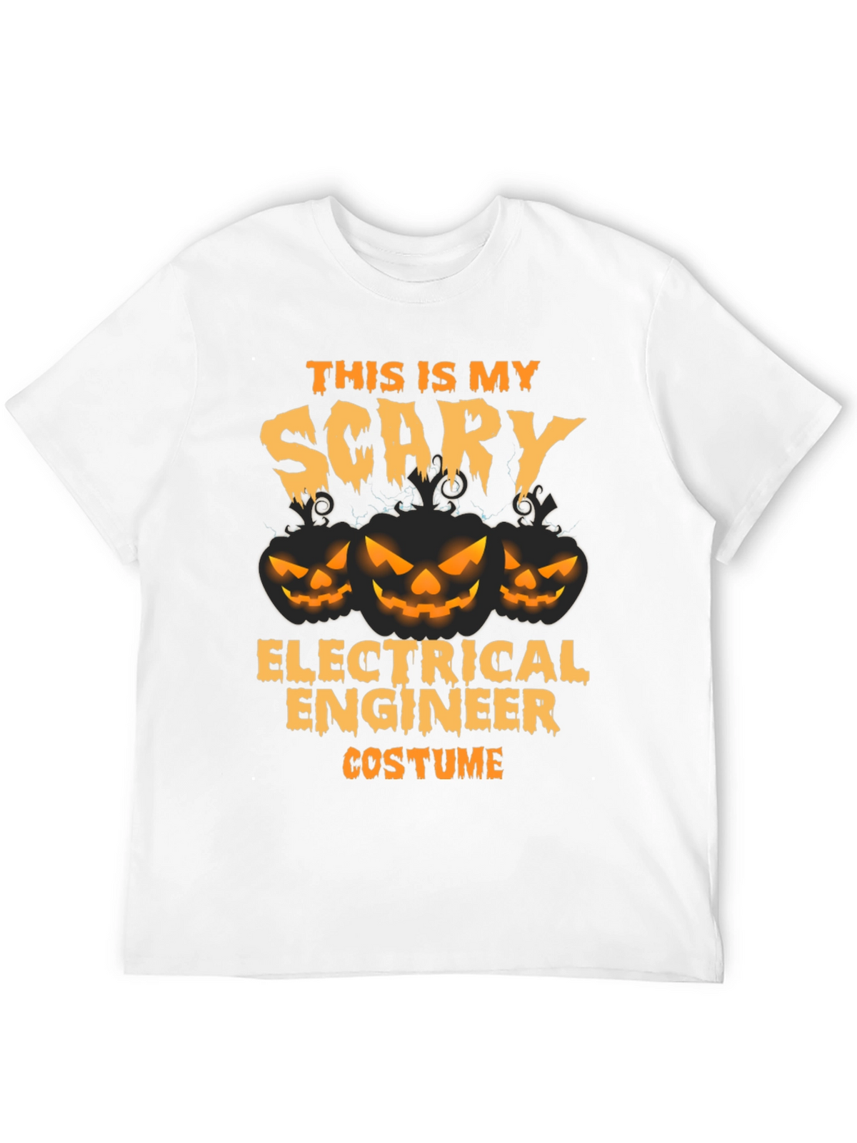 Scary Electrical Engineer Costume Halloween T-Shirt
