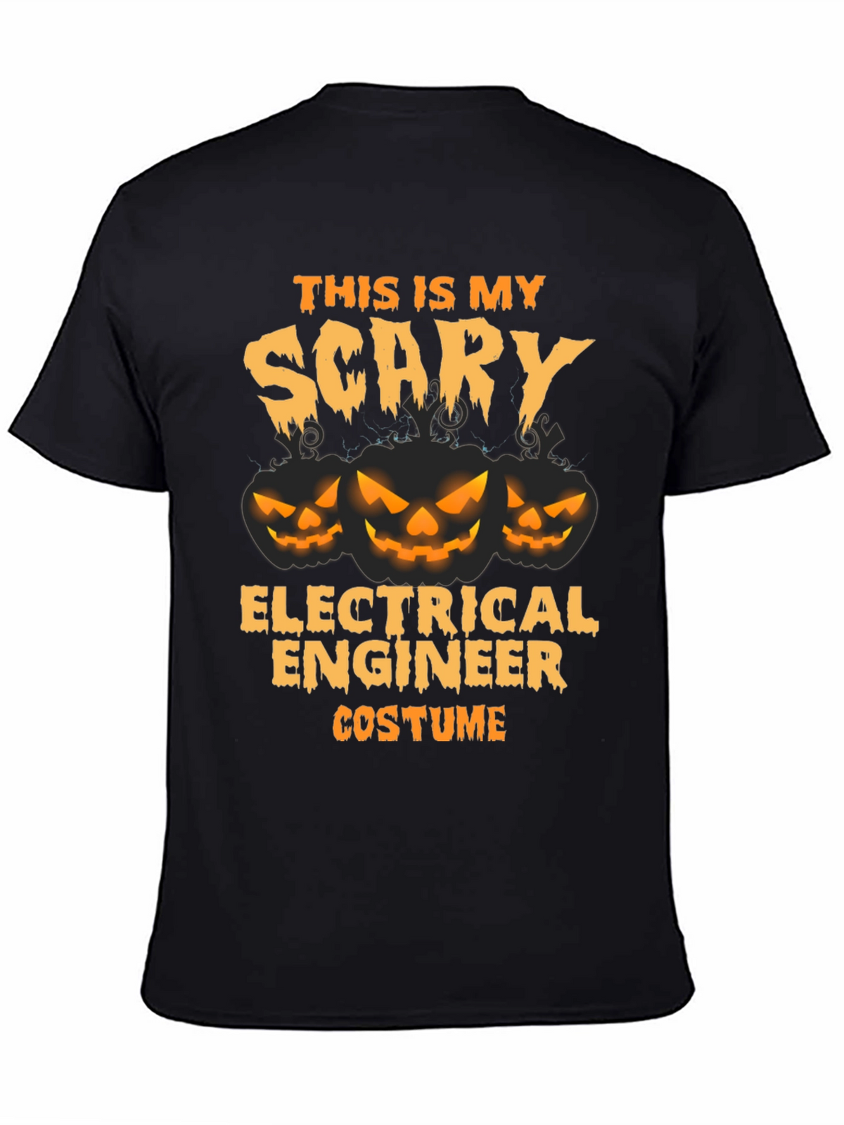 Scary Electrical Engineer Costume Halloween T-Shirt