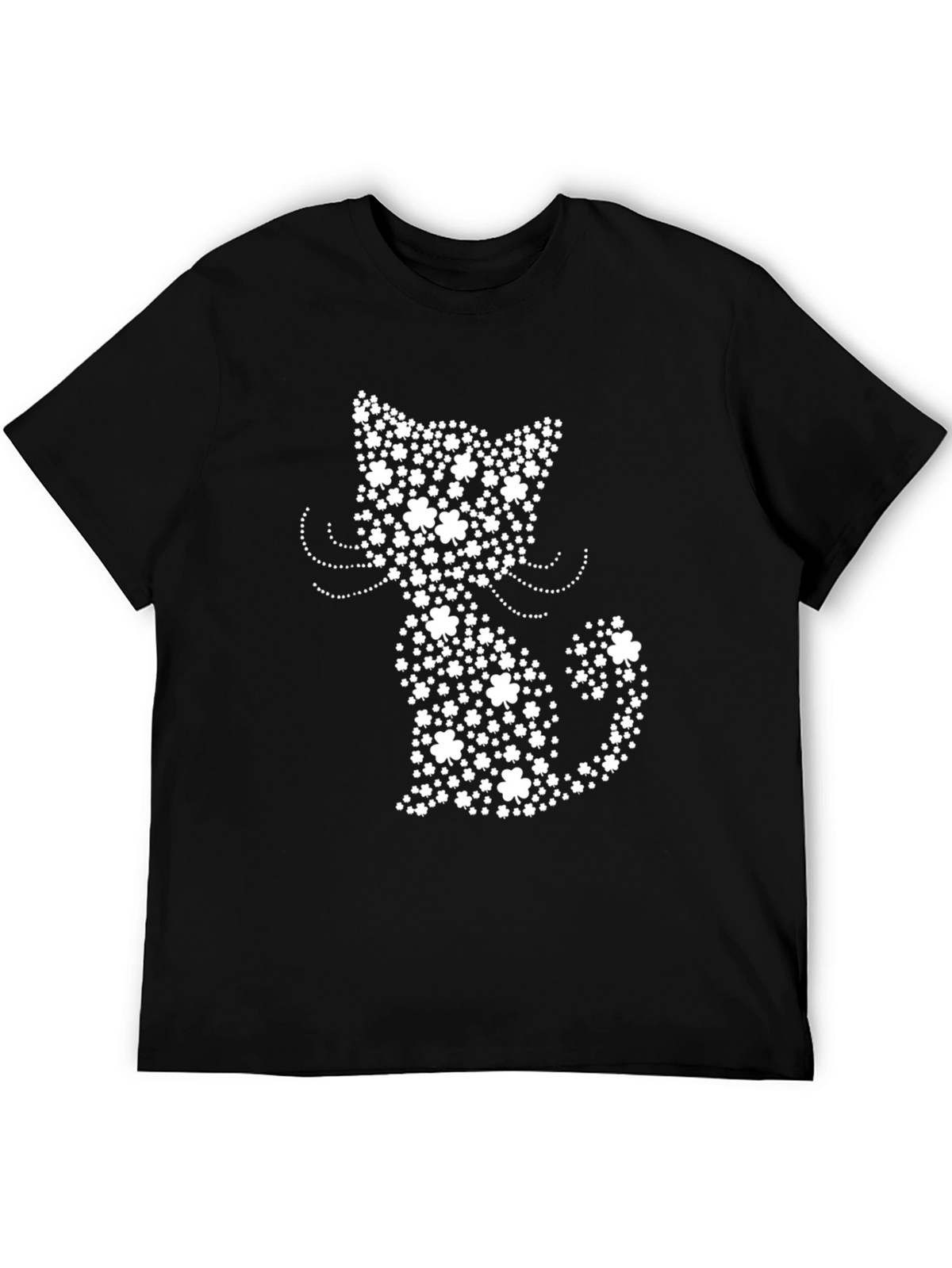 St. Patricks Day Cat Clover Shirt