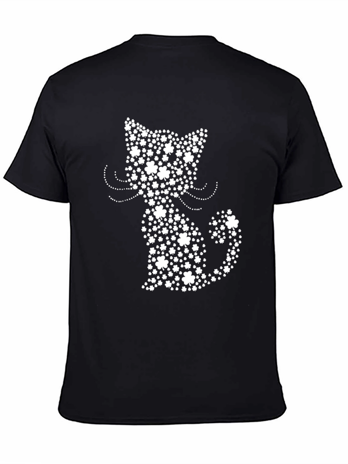 St. Patricks Day Cat Clover Shirt