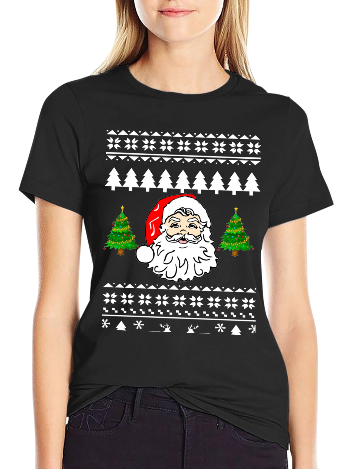Festive Santa Christmas T-Shirt