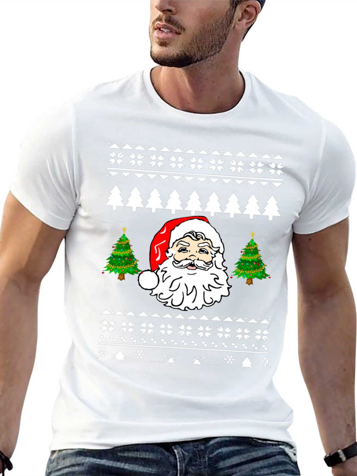 Festive Santa Christmas T-Shirt