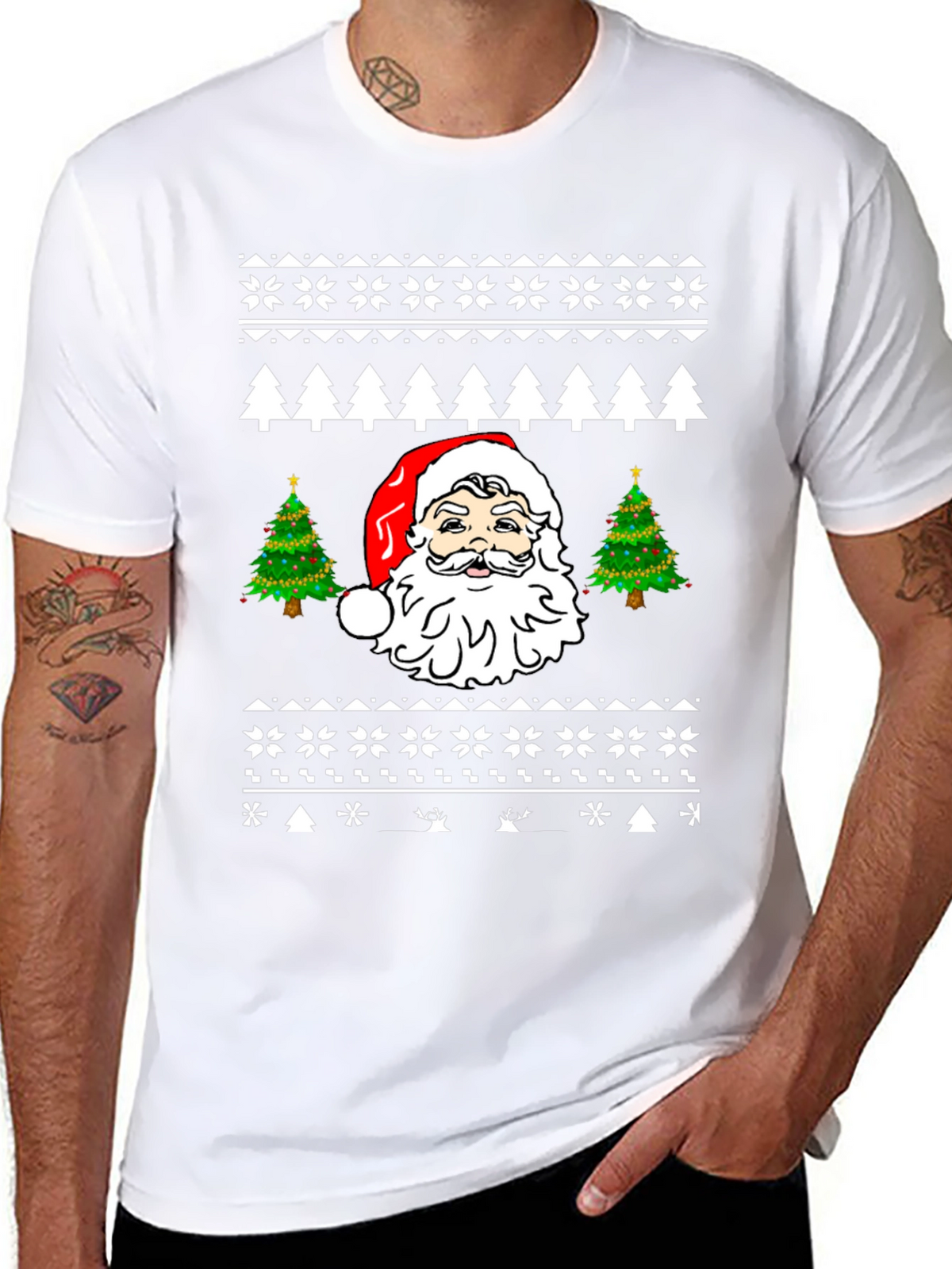 Festive Santa Christmas T-Shirt