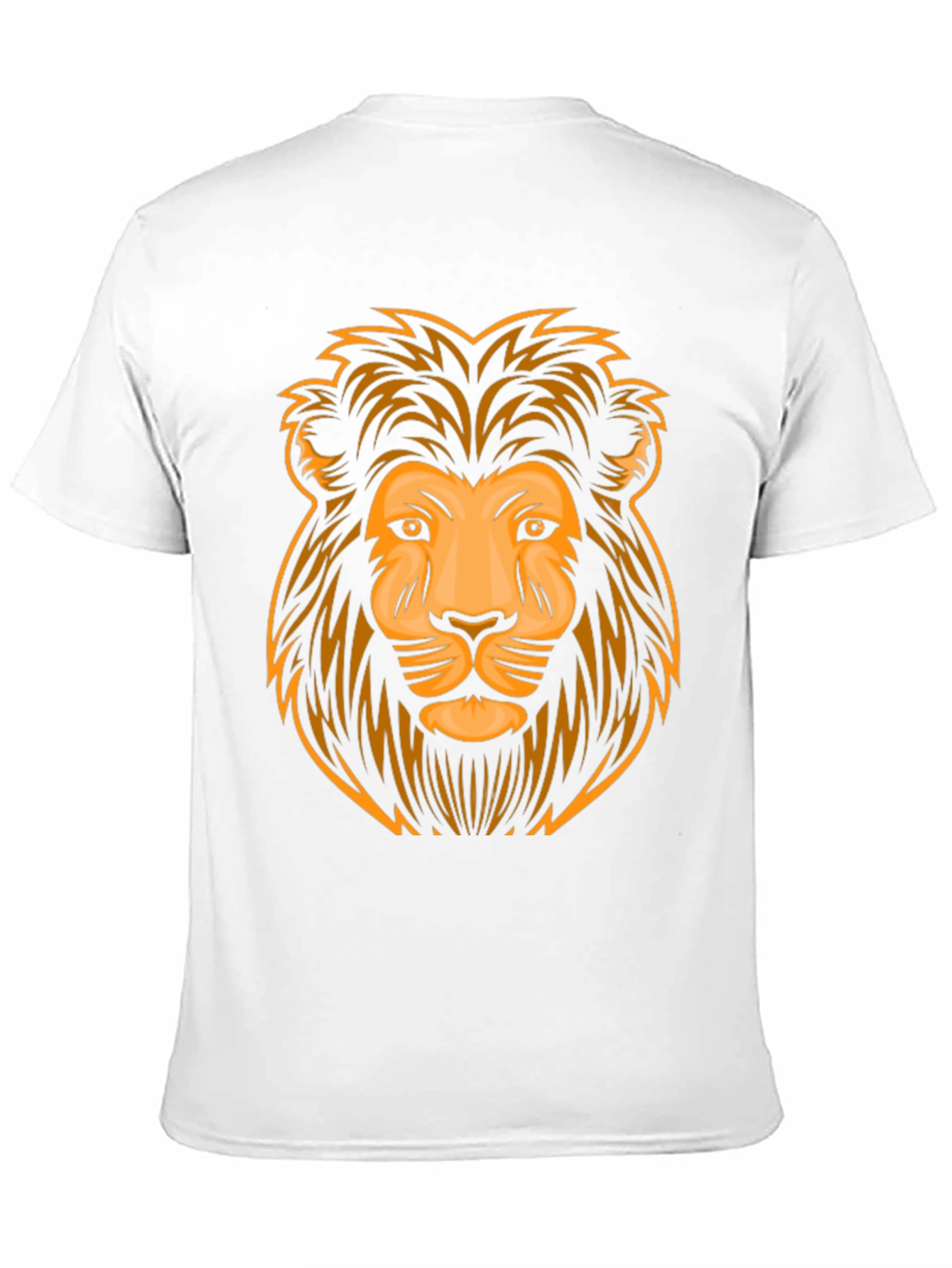 Lion Graphic Print Black T-Shirt