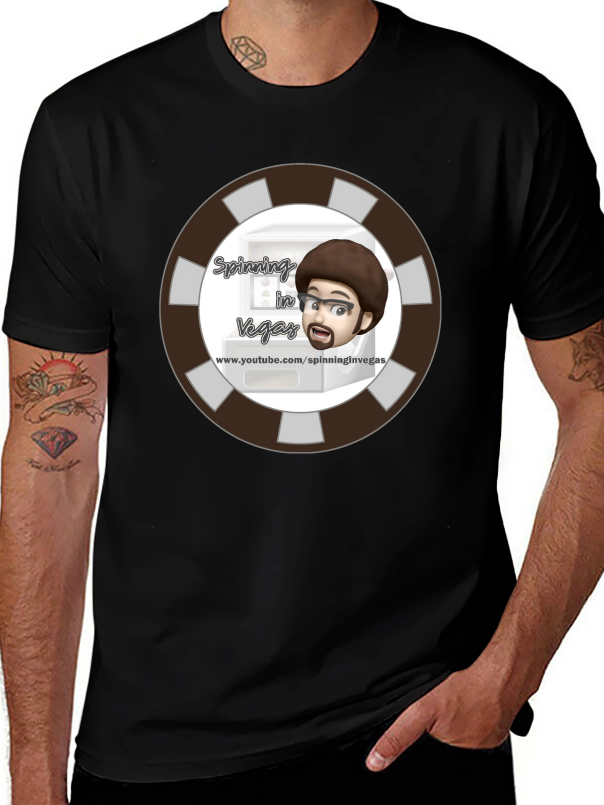 Spinning in Vegas T-Shirt: Casino Style