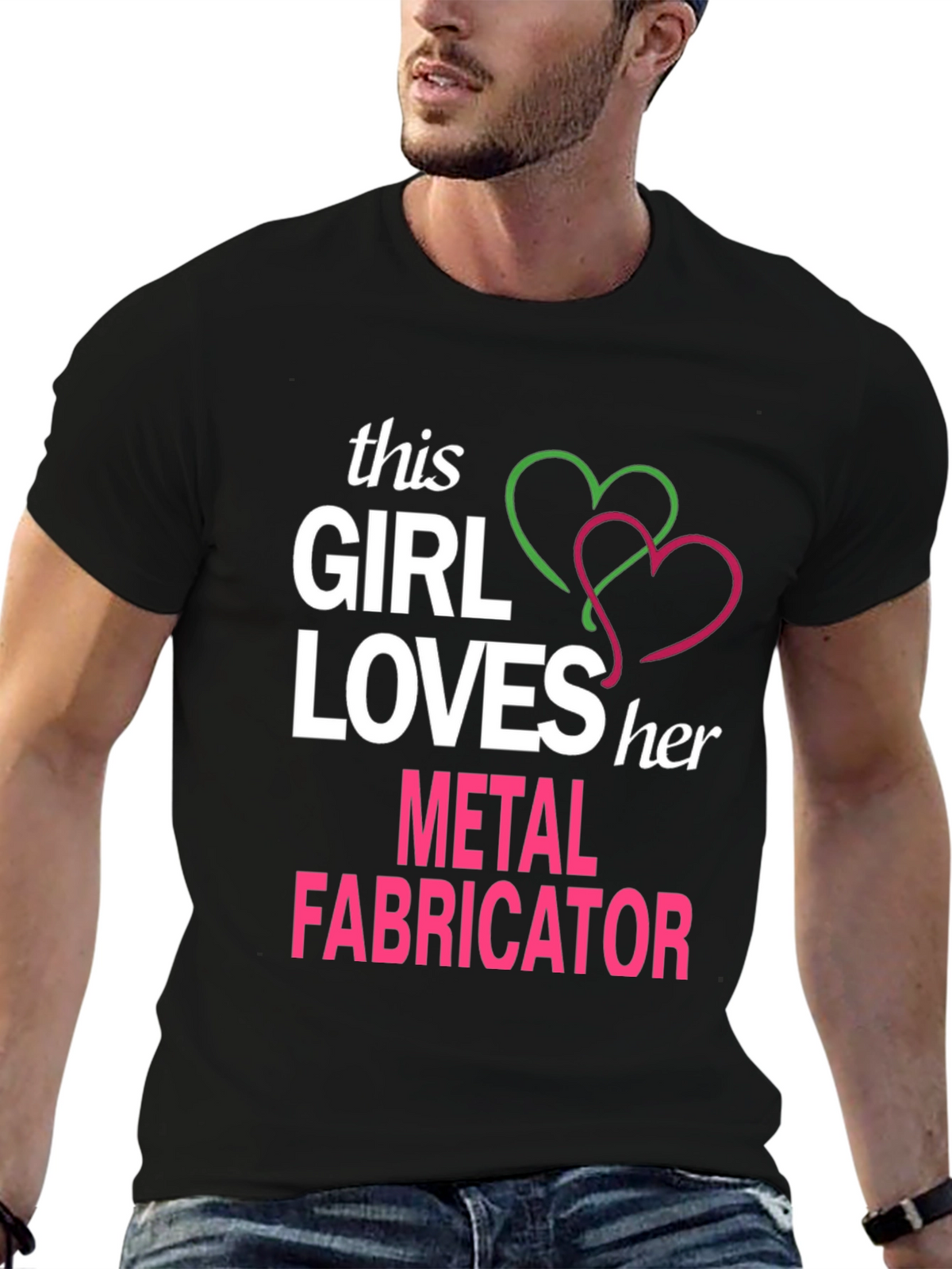 This Girl Loves Her Metal Fabricator T-Shirt