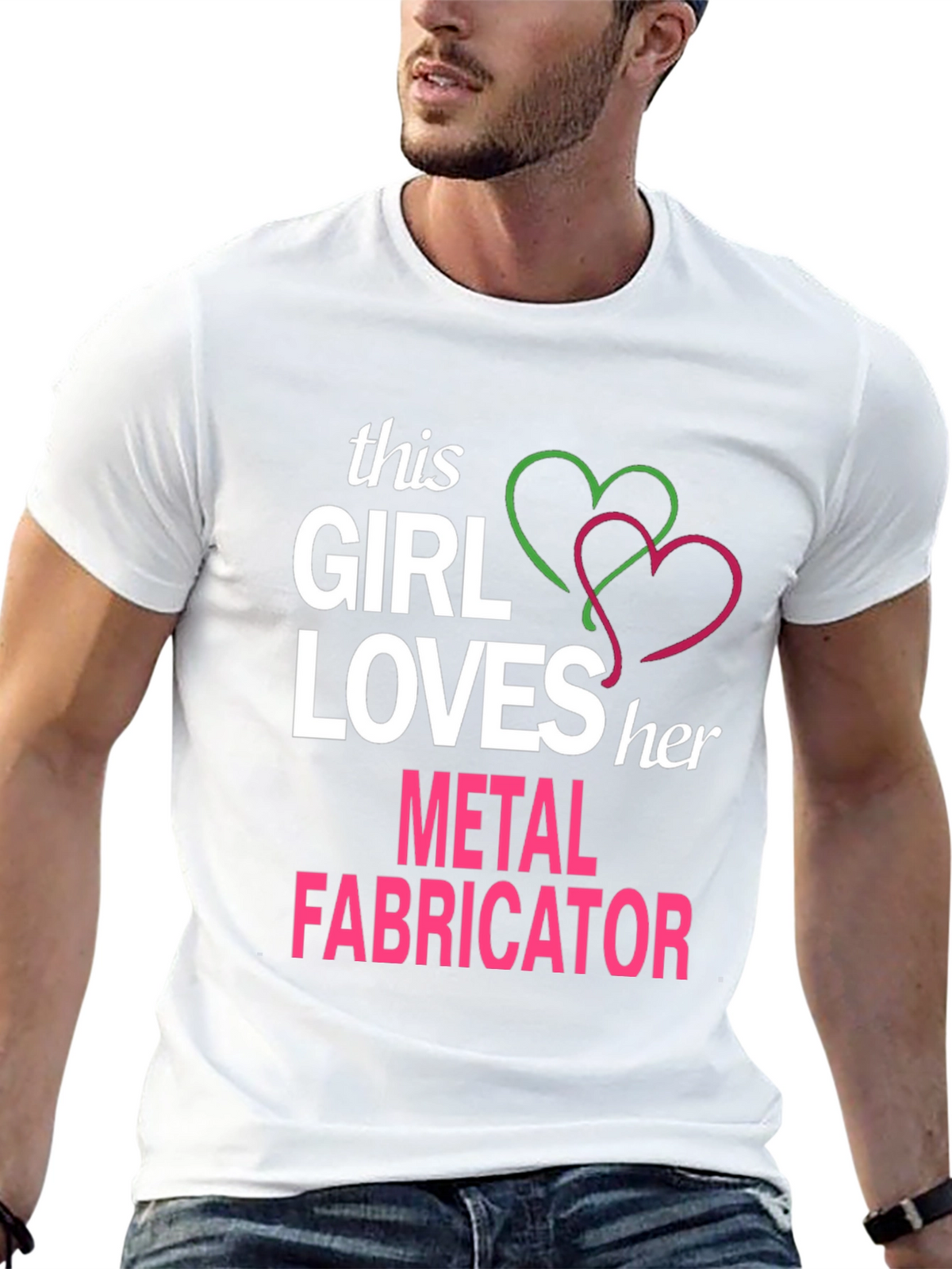 This Girl Loves Her Metal Fabricator T-Shirt