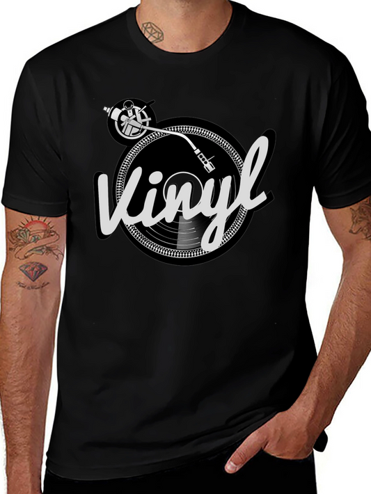 Vinyl Record T-Shirt - DJ Music Tee