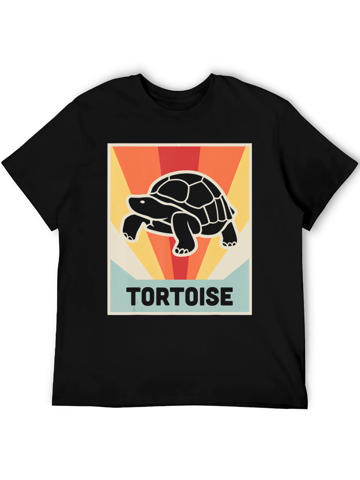 Retro Tortoise Graphic T-Shirt - Unisex Cotton Tee